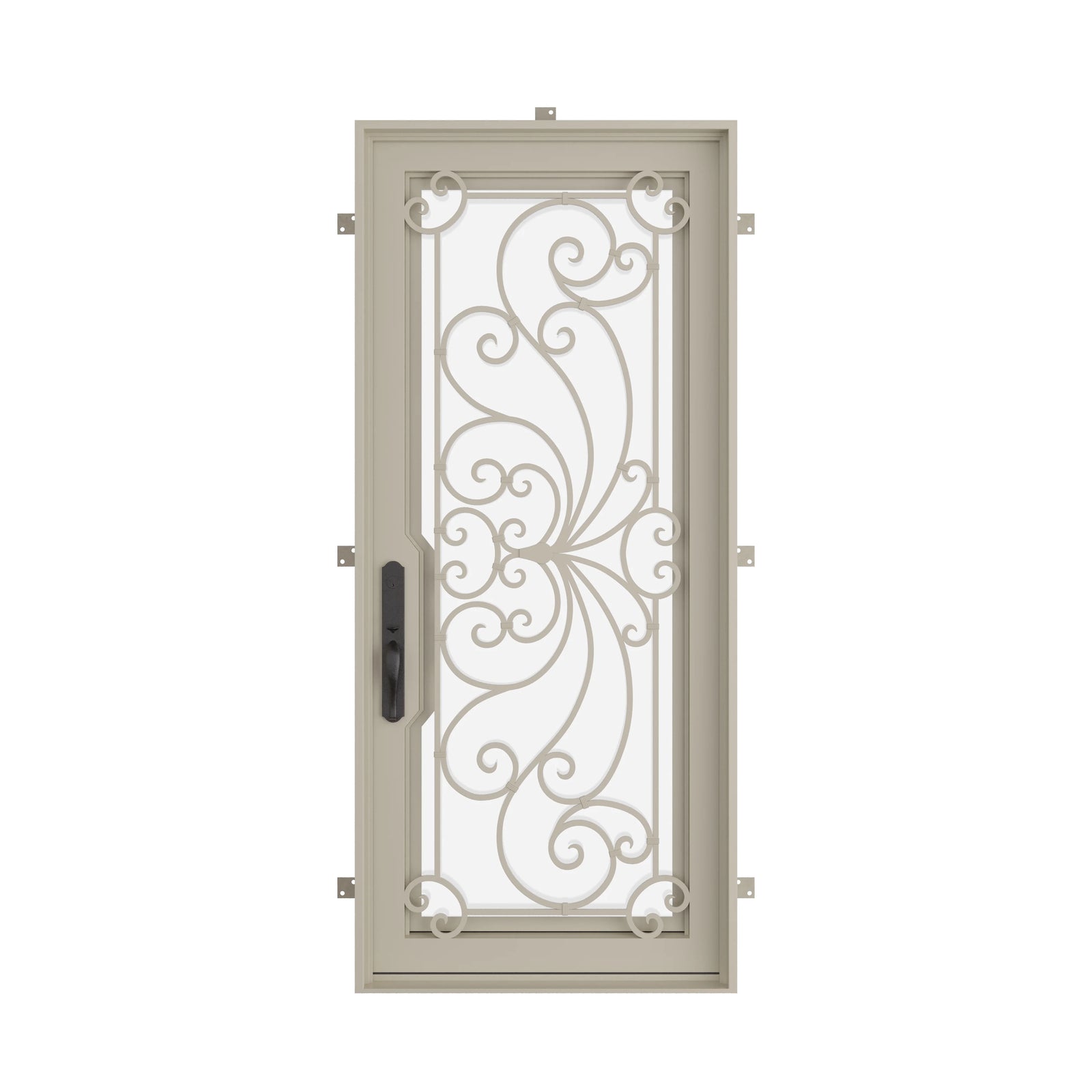 Pinkys Miracle steel door, single, flat, closed