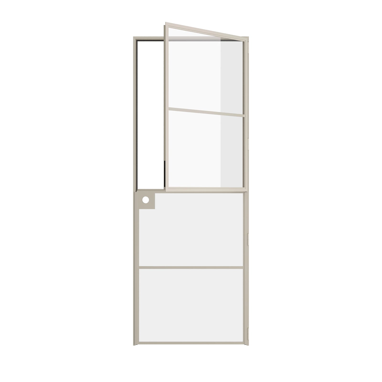 Pinkys Air 4 interior steel door, single, flat, Dutch, open