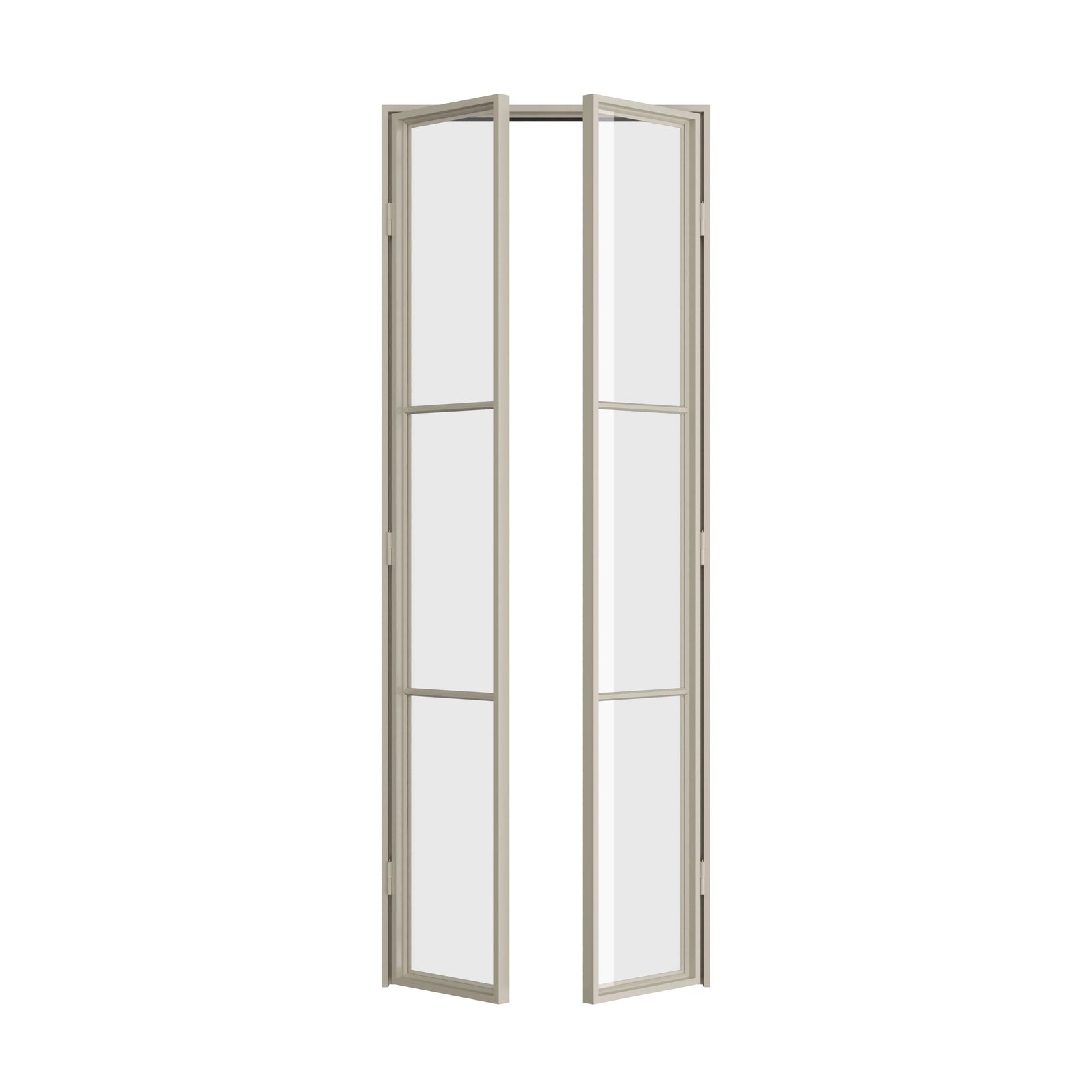Pinkys Air 4 steel door, double, flat, open