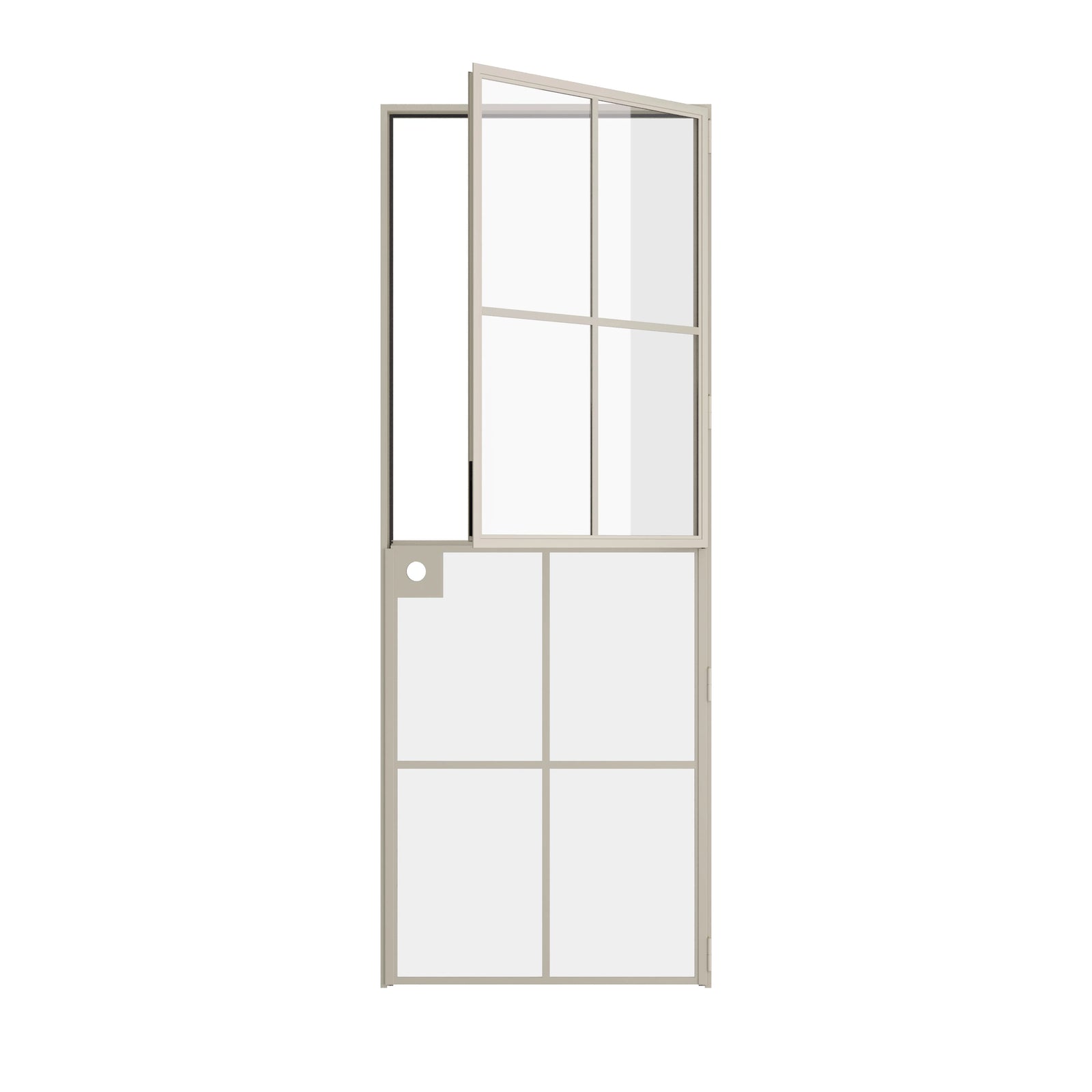 Pinkys Air 5 interior steel door, single, flat, Dutch, open