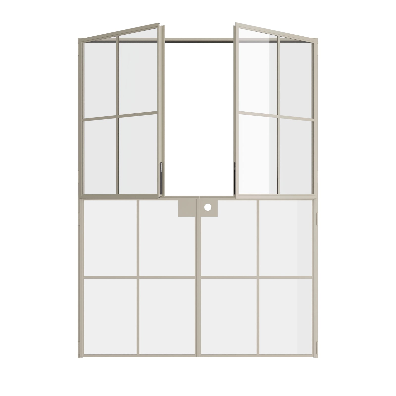 Pinkys Air 5 interior steel door, double, flat, Dutch, open