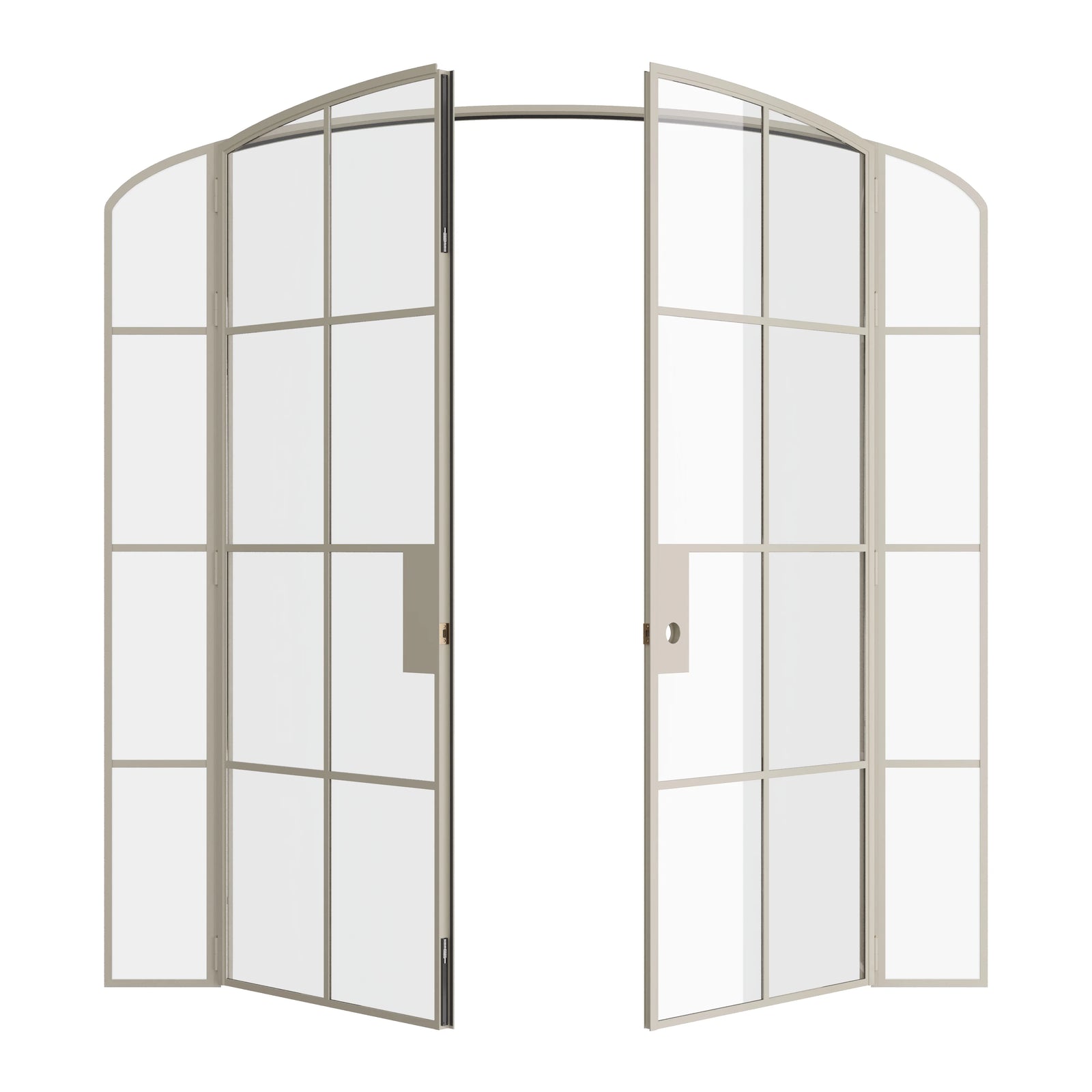Pinkys Air 5 interior steel door, double, mini arch, open