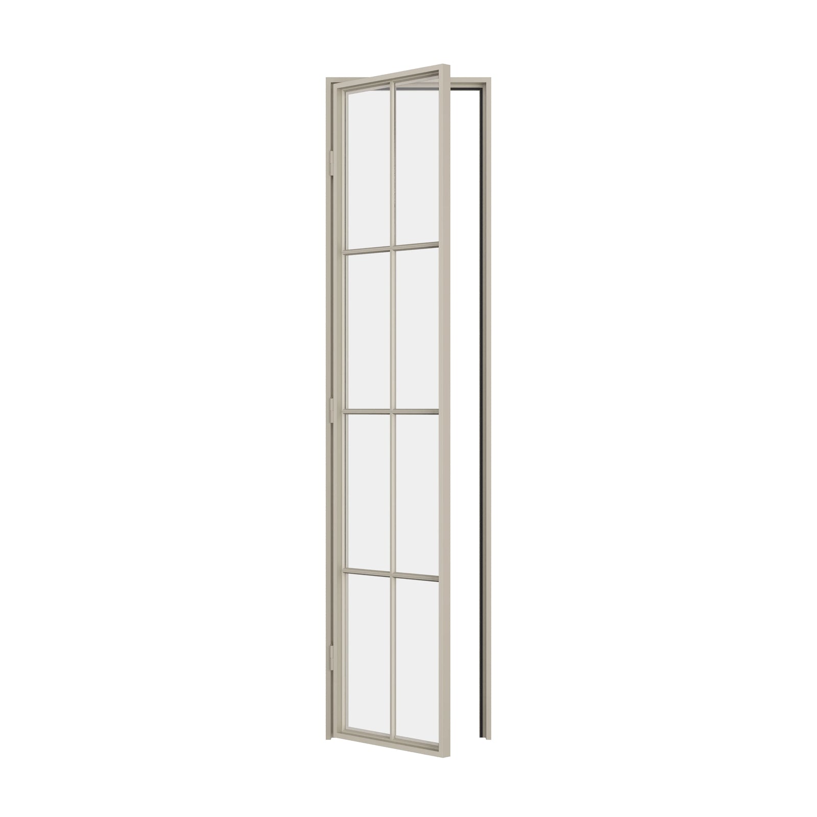 Pinkys Air 5 steel door, single, flat, open