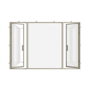 Air Lite with Thermal Break - Dual Single with Middle Fixed Panel Flat | Customize