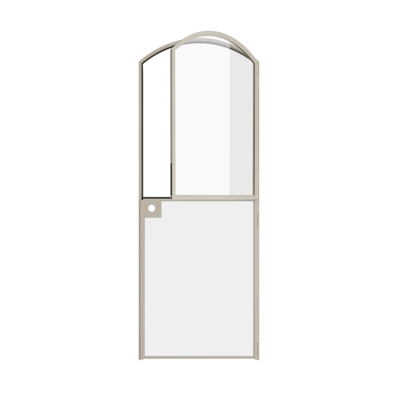 Pinkys Air Lite interior steel door, single, arch, Dutch, open