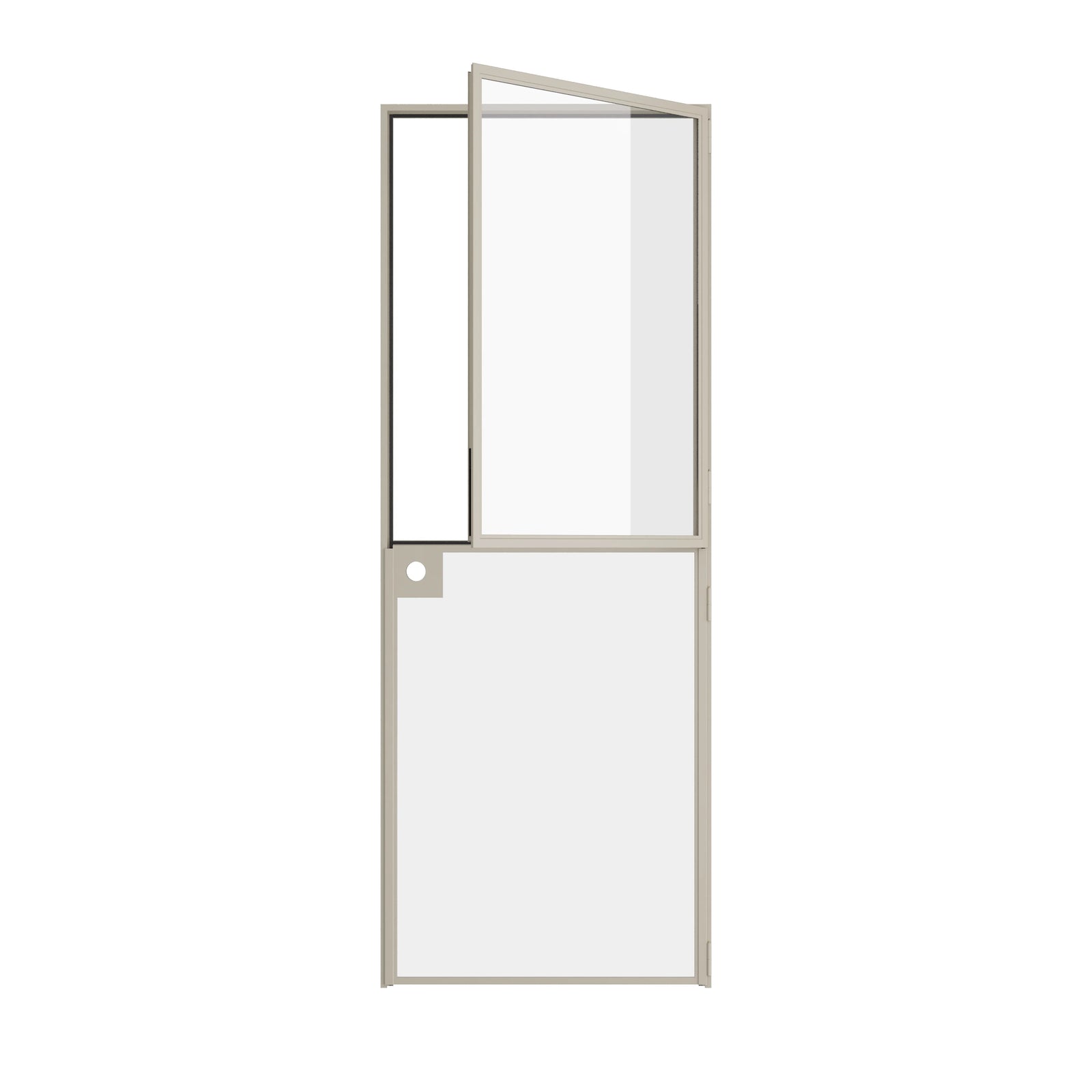 Pinkys Air Lite interior steel door, single, flat, Dutch, open