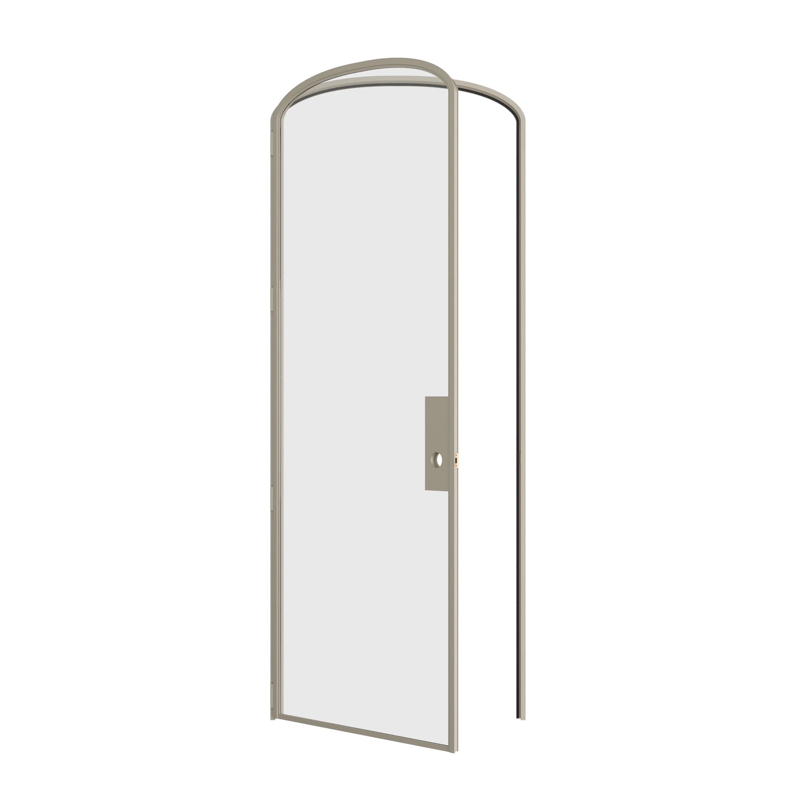Pinkys Air Lite interior steel door, single, mini arch, open