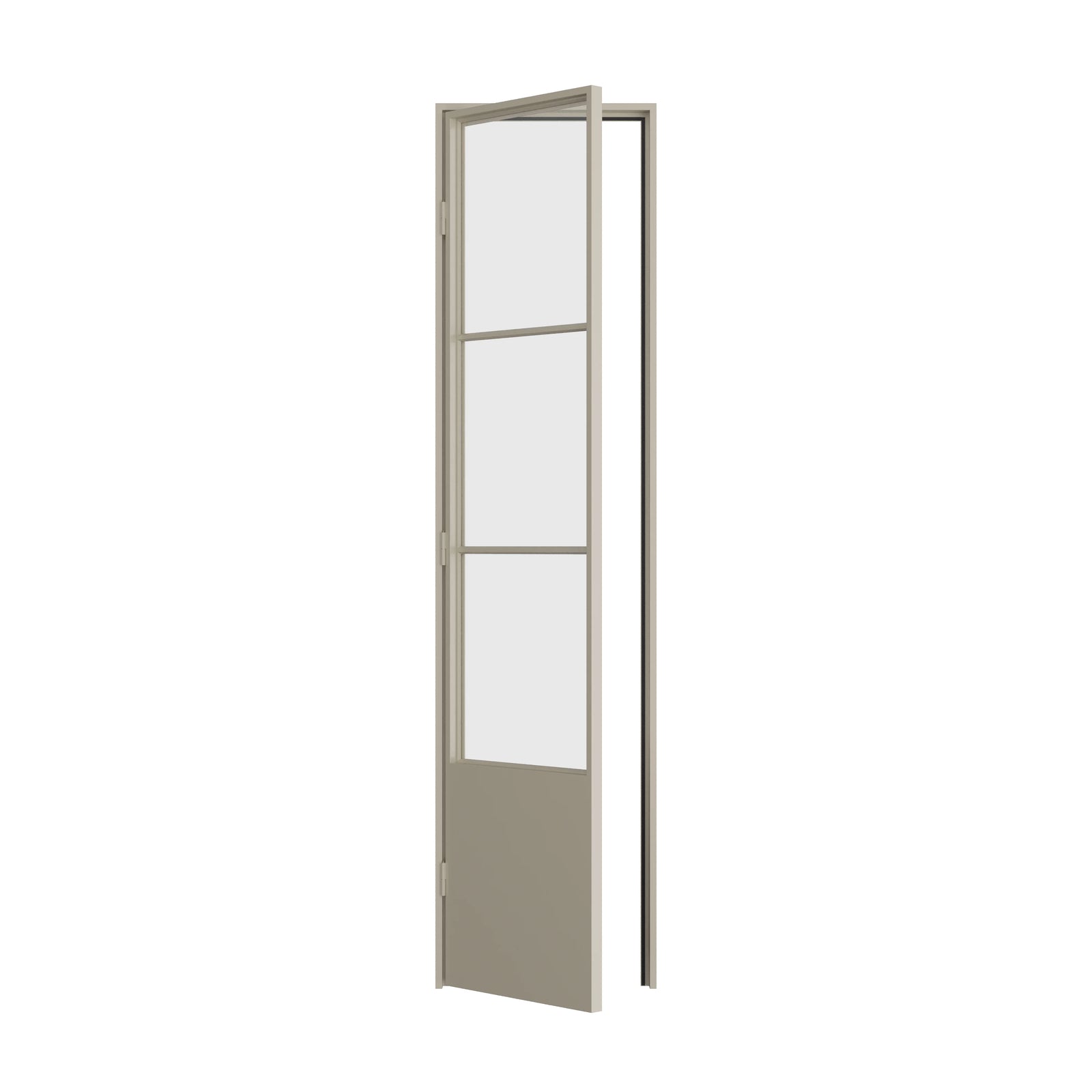 Pinkys Air Pantry steel door, single, flat, open