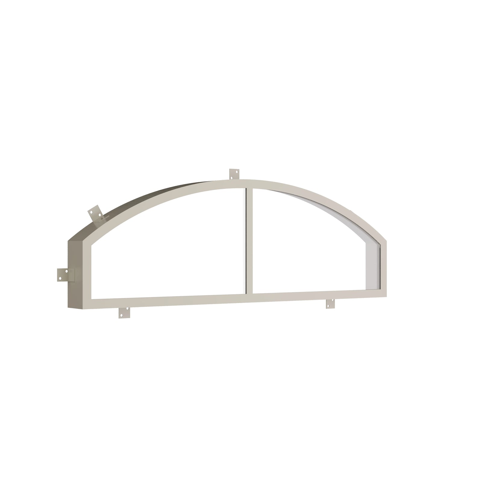 Pinkys Air 4 steel door, with an arch top window
