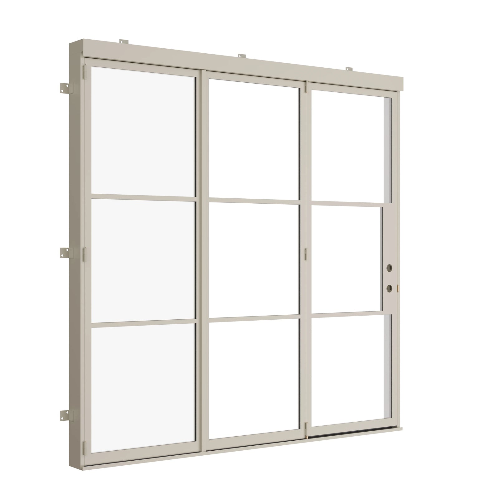 Pinkys Air 4 steel door, bifold, closed
