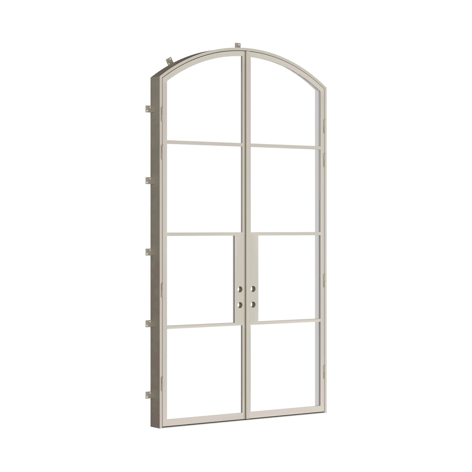 Pinkys Air 4 steel door, double, arch, closed