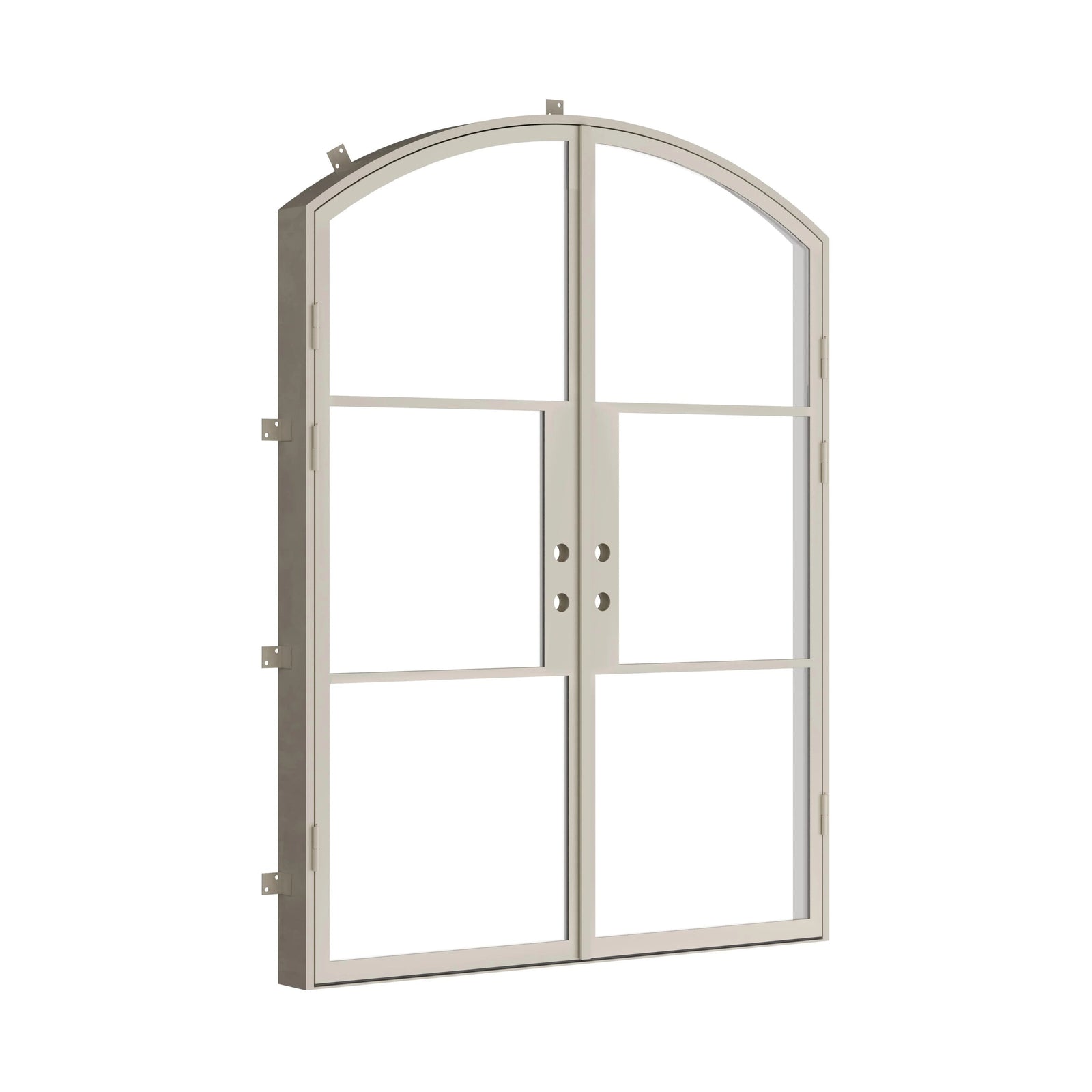 Pinkys Air 4 steel door, double, arch, closed