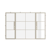 Air 4 - Dual Single with Middle Fixed Panel Flat | Customize