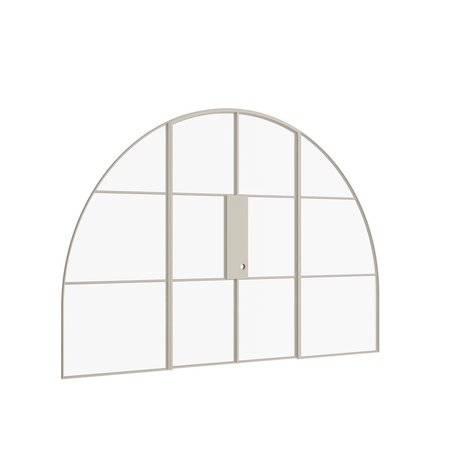 Pinkys Air 4 interior steel door, double, full arch, with side windows, closed