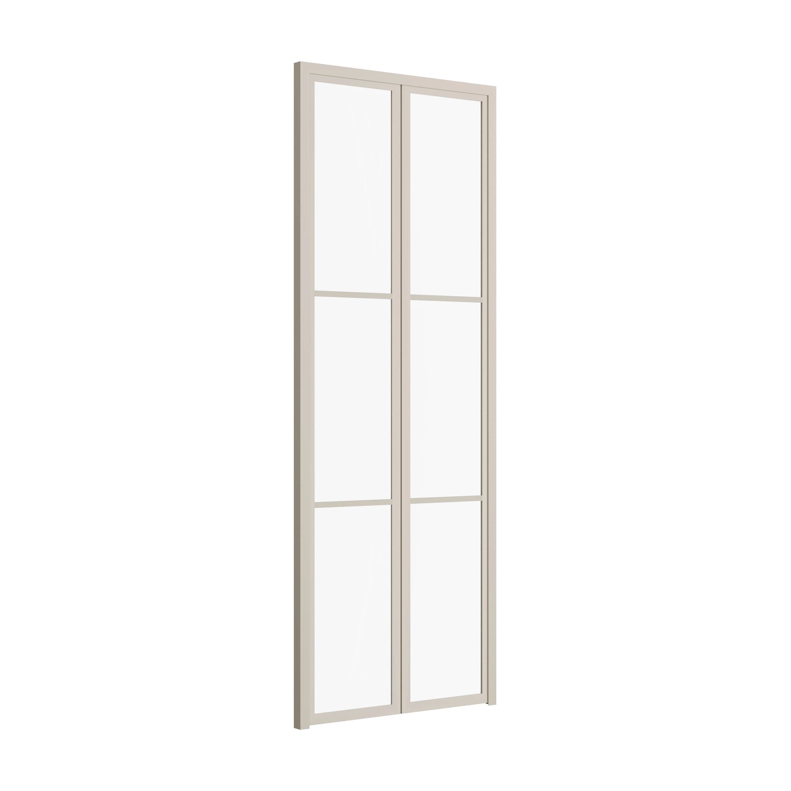 Pinkys Air 4 steel door, double, flat, closed