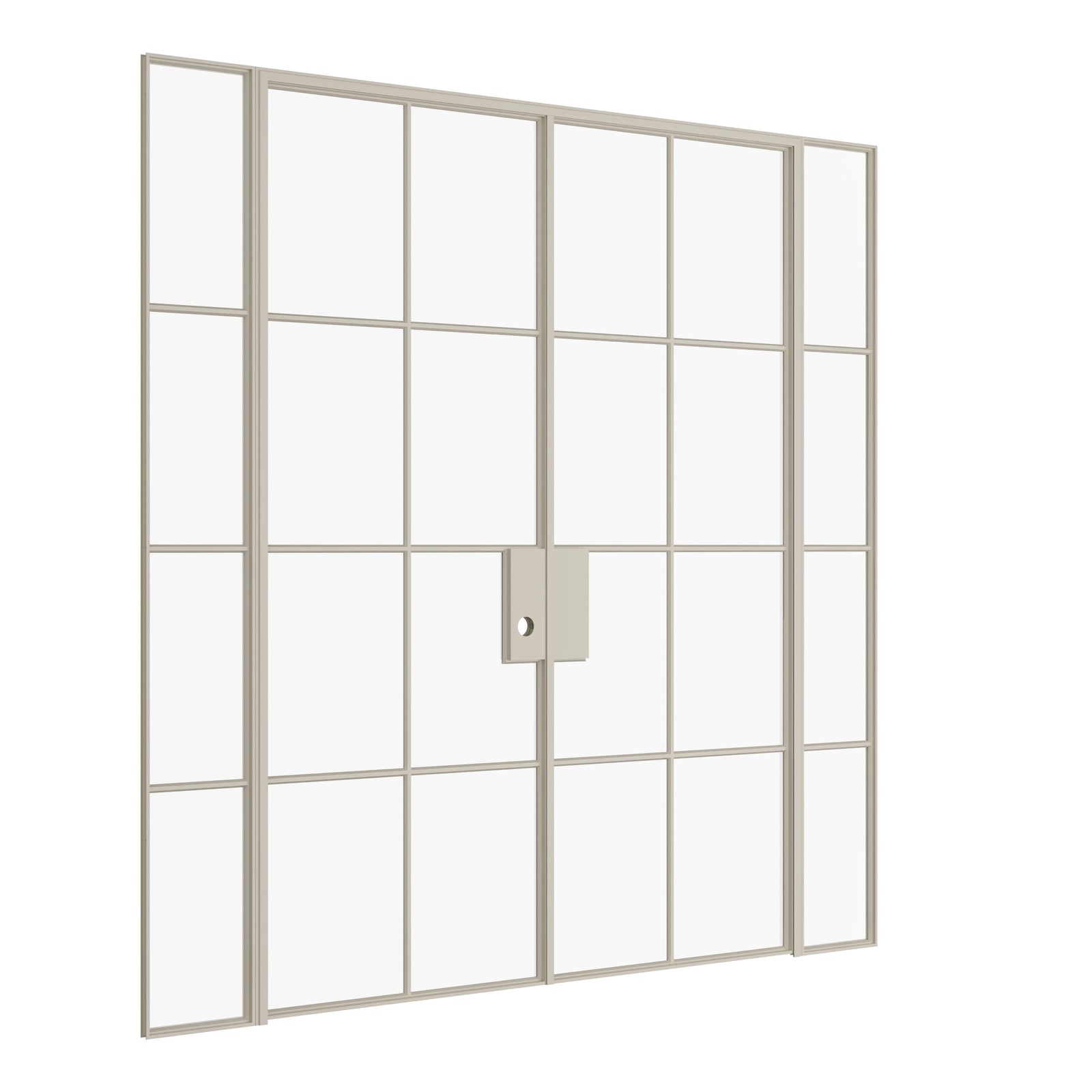 Pinkys Air 5 steel door, double, flat, closed