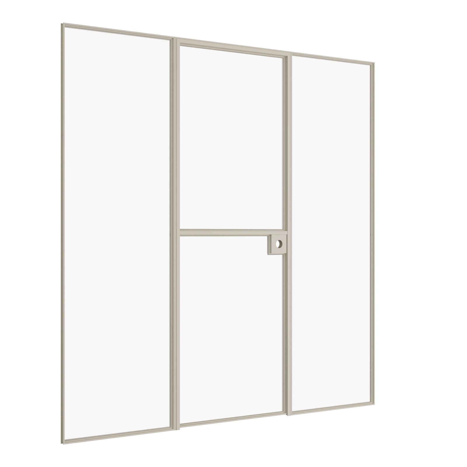 Pinkys Air Lite interior steel door, single, flat, Dutch, closed