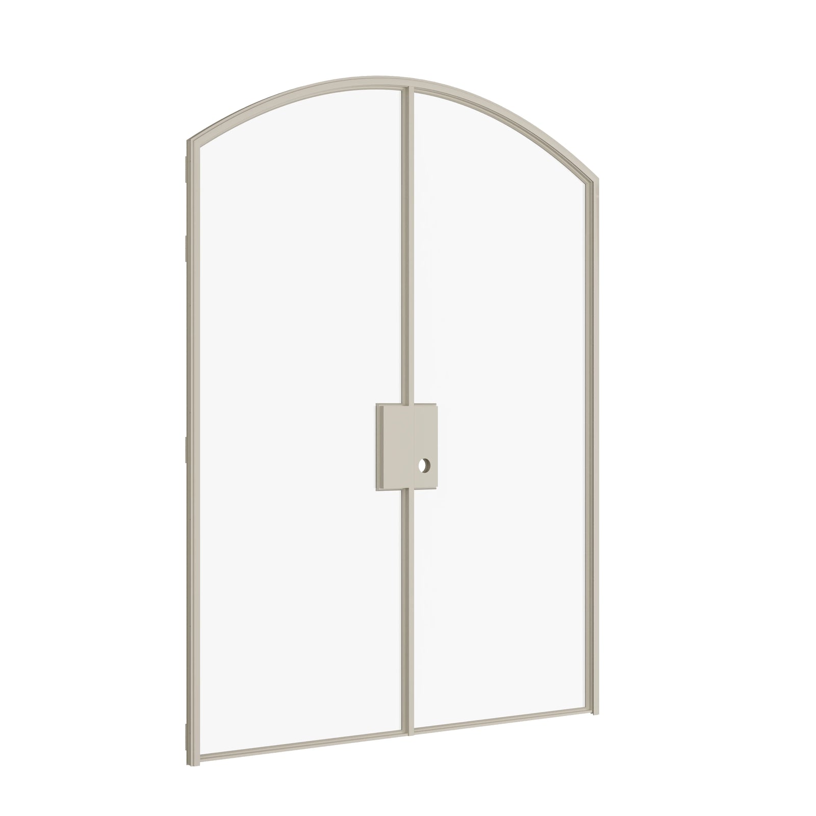 Pinkys Air Lite interior steel door, double, arch, closed