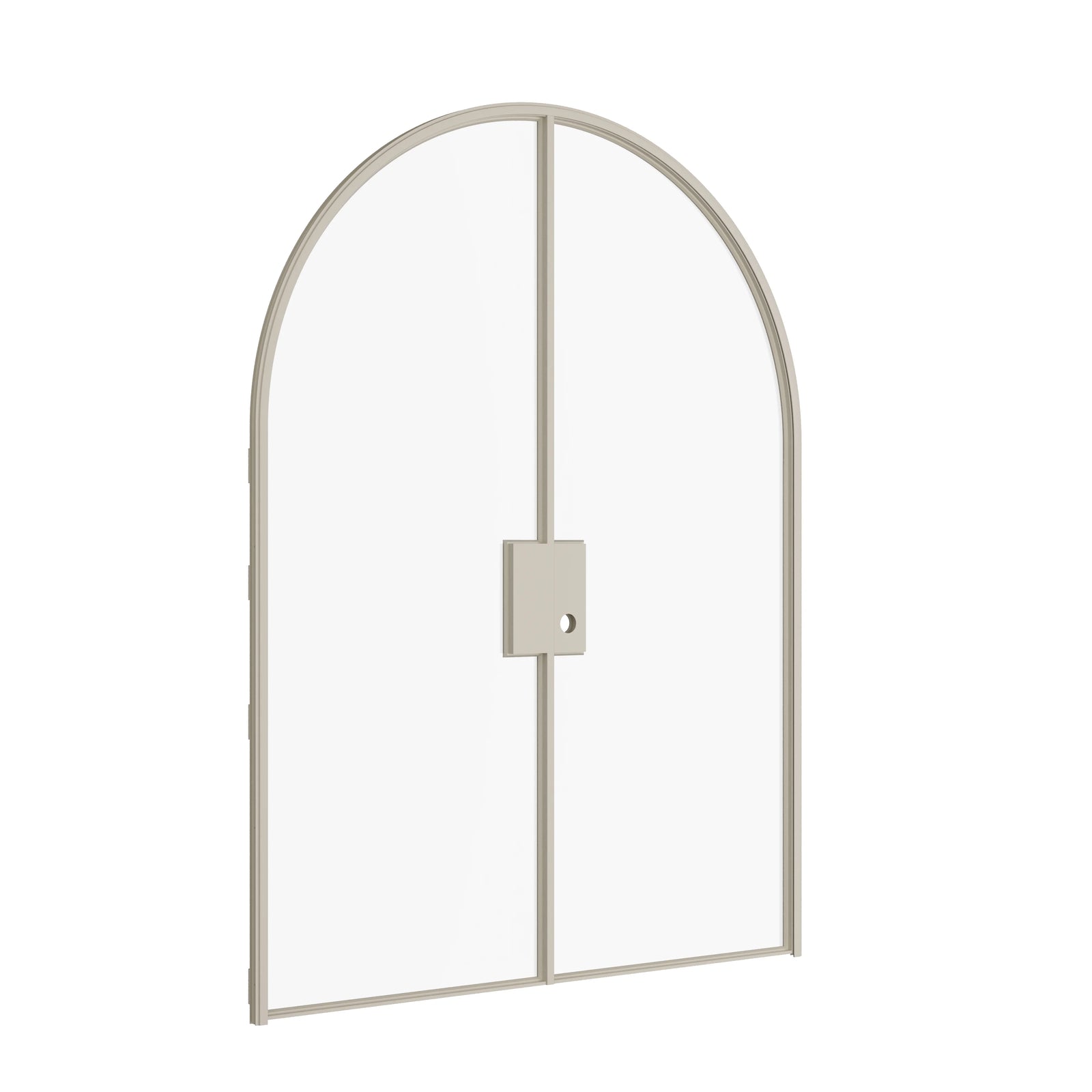 Pinkys Air Lite interior steel door, double, full arch, closed