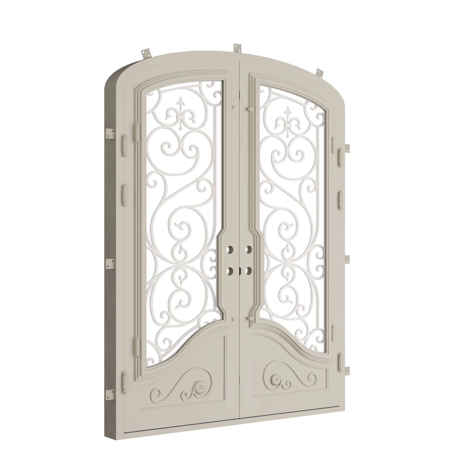 Pinkys Beverly steel door, double, mini arch, closed