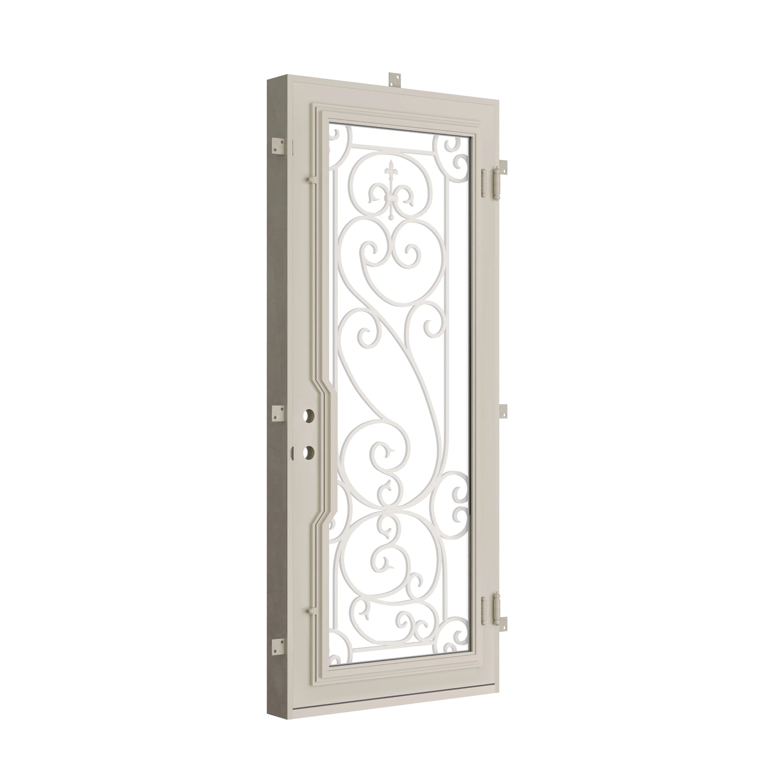 Pinkys Hills steel door, single, flat, closed