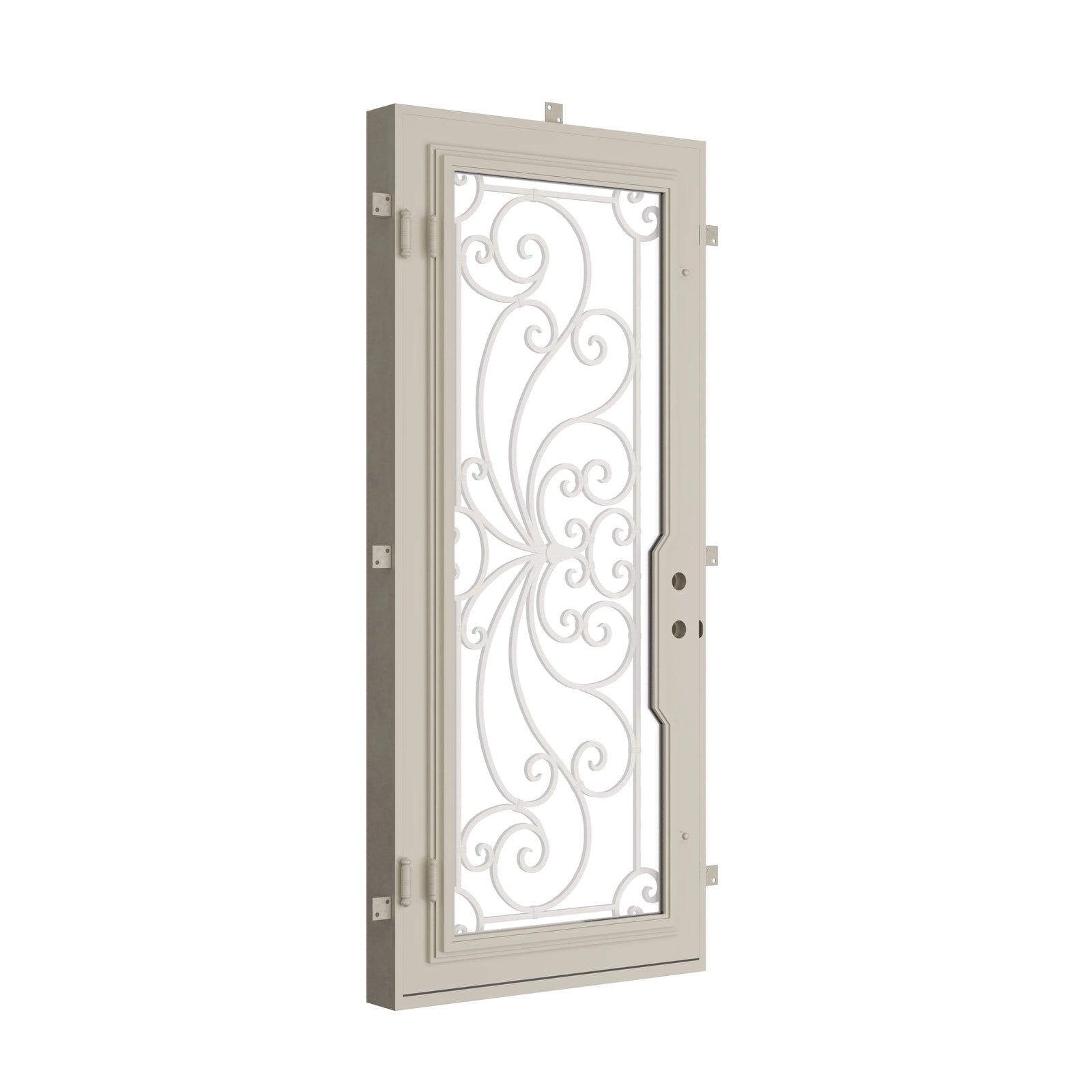 Pinkys Miracle steel door, single, flat, closed