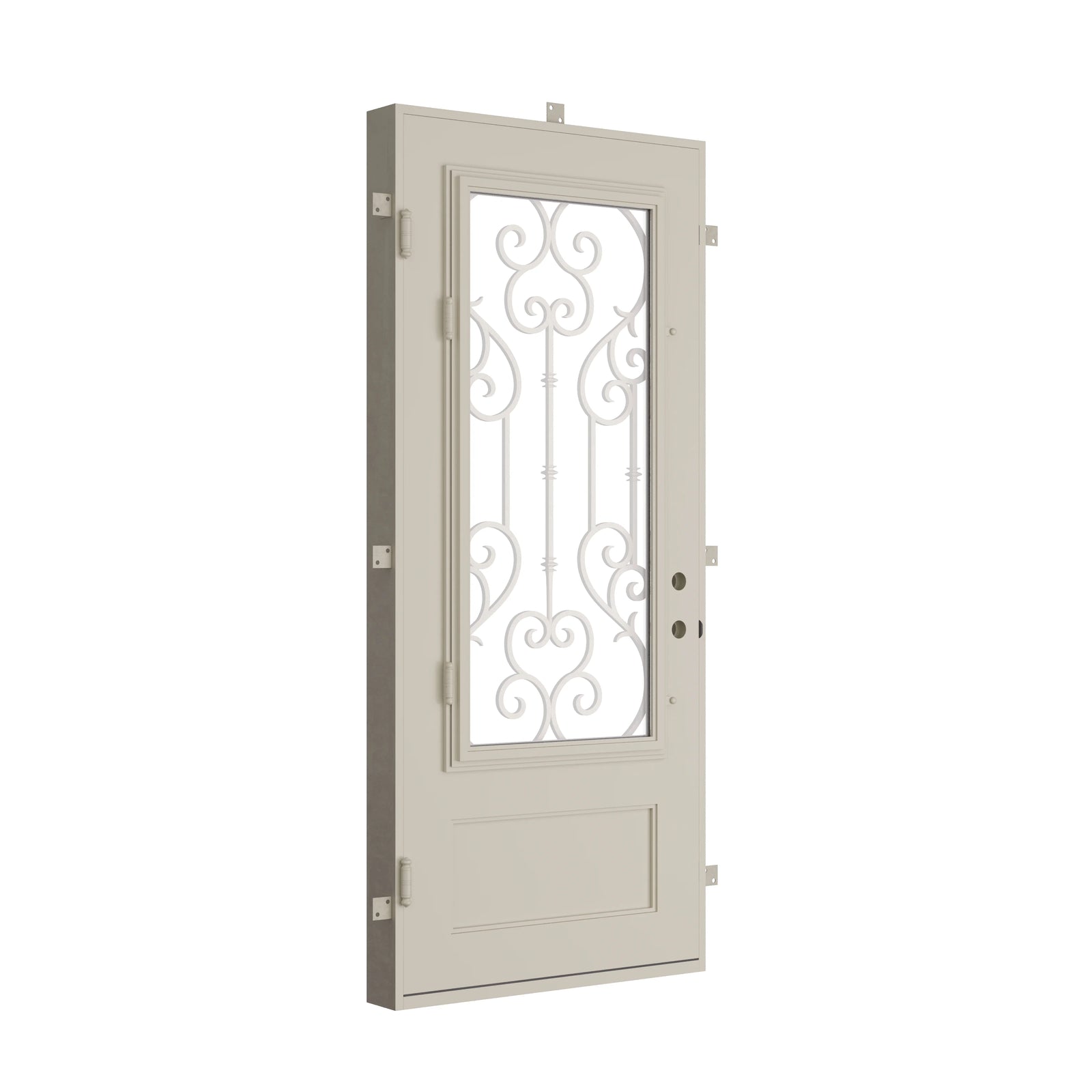 Pinkys New York steel door, single, flat, closed