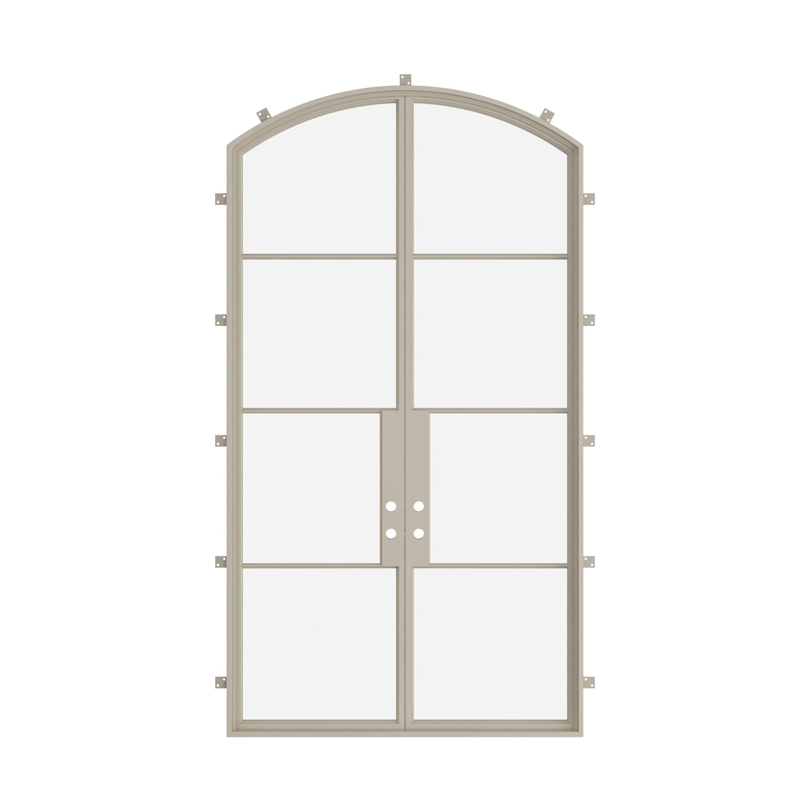 Pinkys Air 4 steel door, double, arch, closed