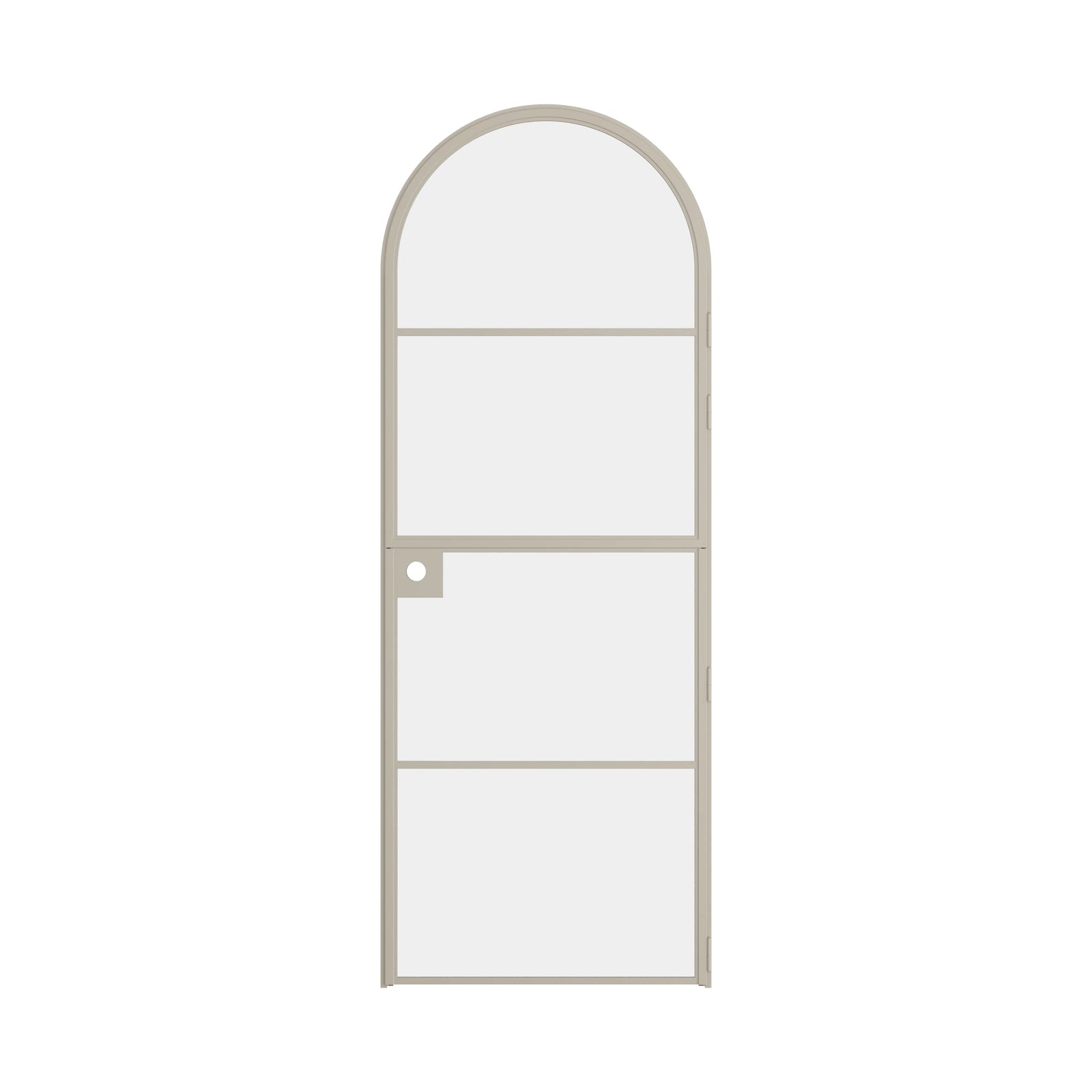 Pinkys Air 4 interior steel door, single, full arch, Dutch, closed