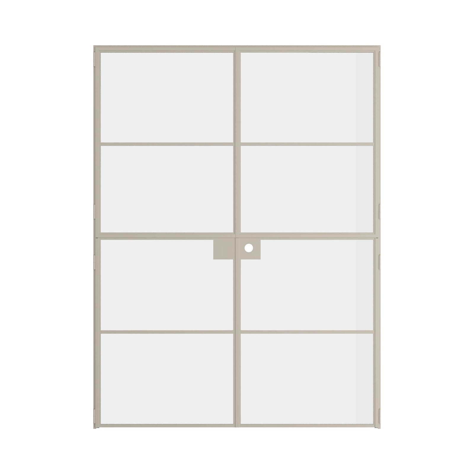 Pinkys Air 4 interior steel door, double, flat, Dutch, closed