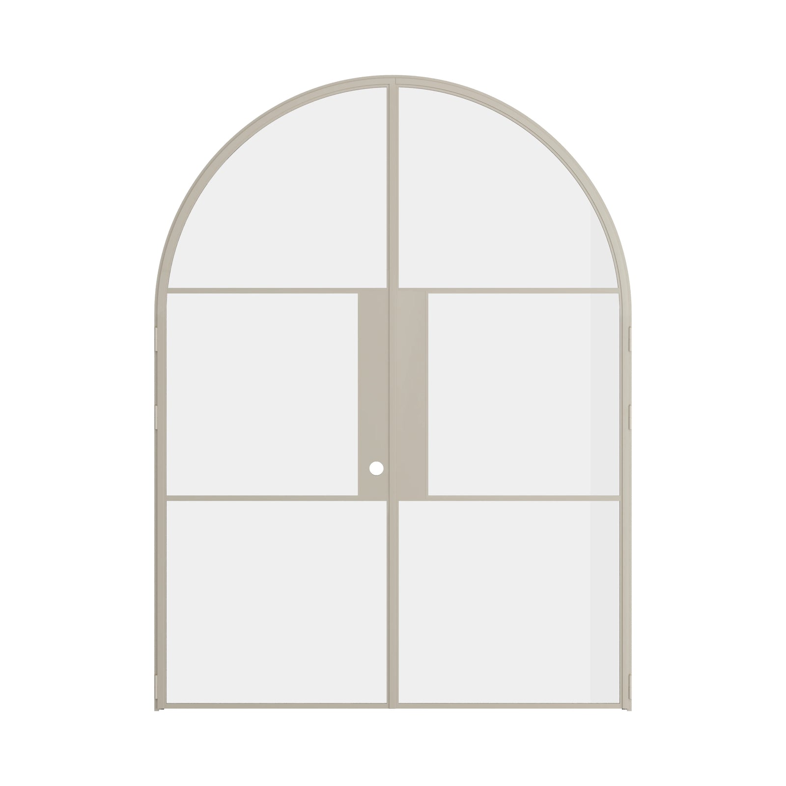 Pinkys Air 4 steel door, double, full arch, closed