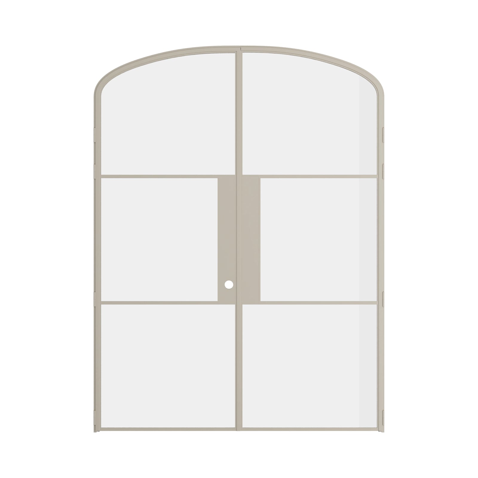 Pinkys Air 4 steel door, double, arch, closed