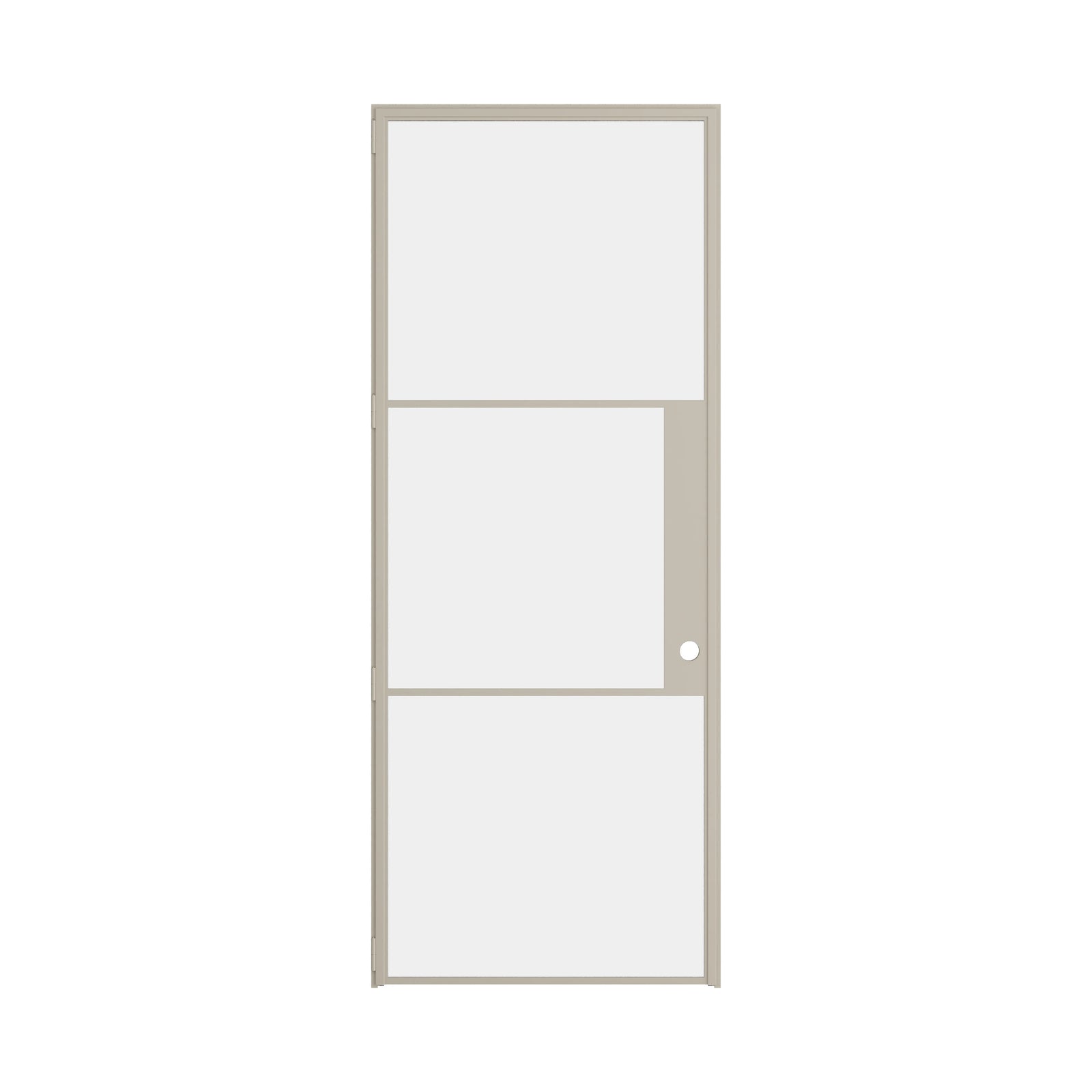 Pinkys Air 4 interior steel door, single, flat, closed