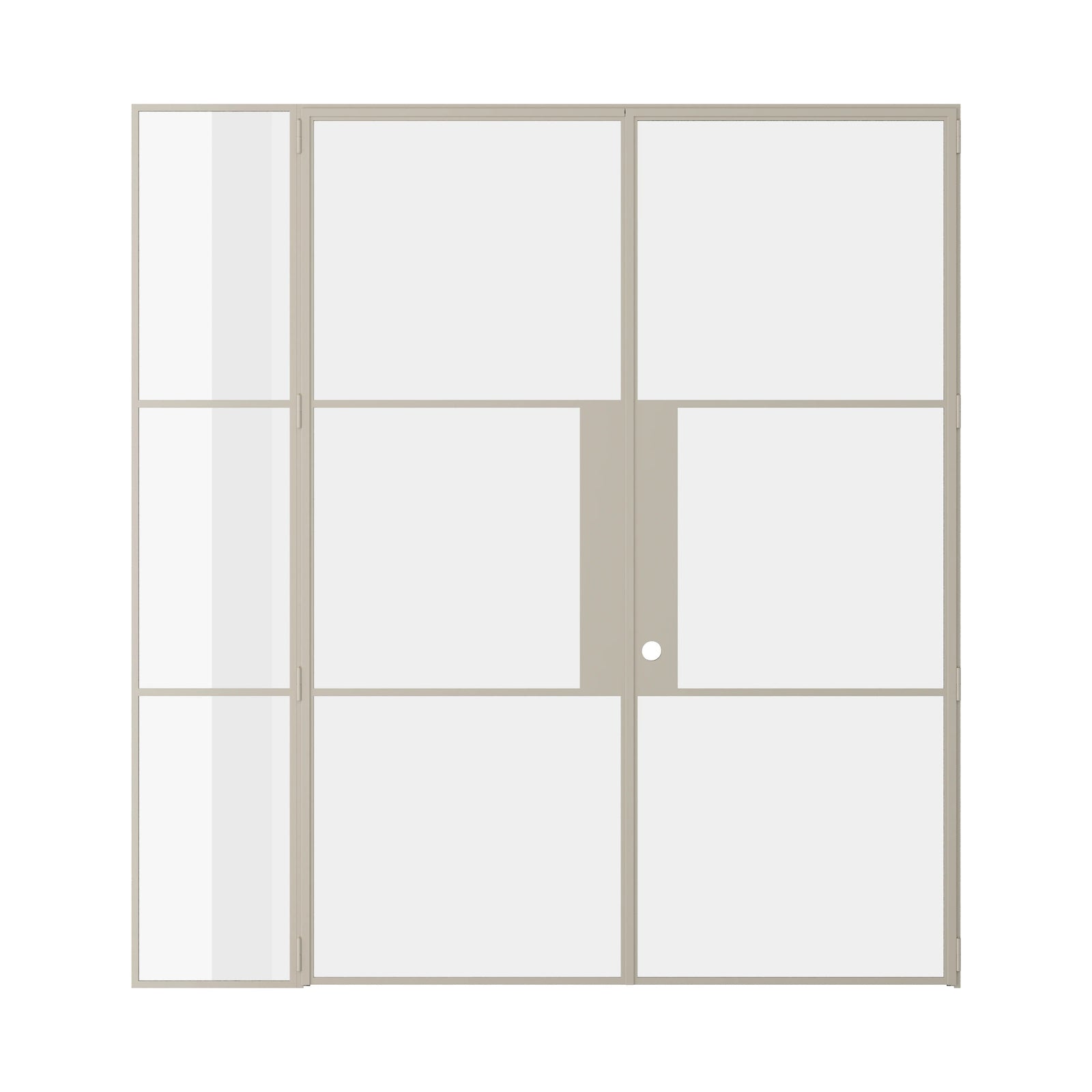 Pinkys Air 4 interior steel door, single, double, flat, closed