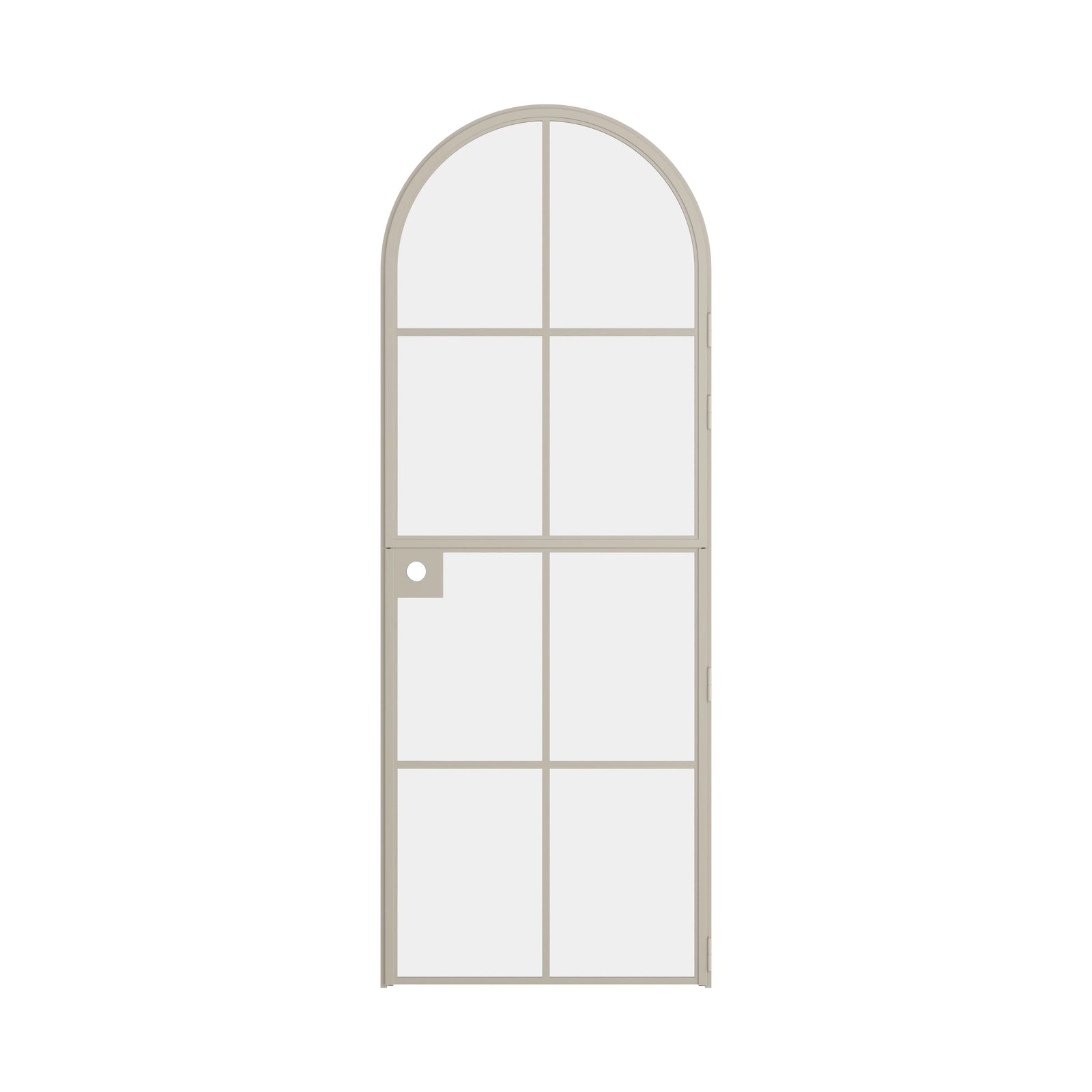Pinkys Air 5 interior steel door, single, full arch, Dutch, closed