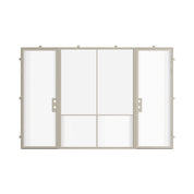 Air Grand - Dual Single with Middle Fixed Panel Flat | Customize