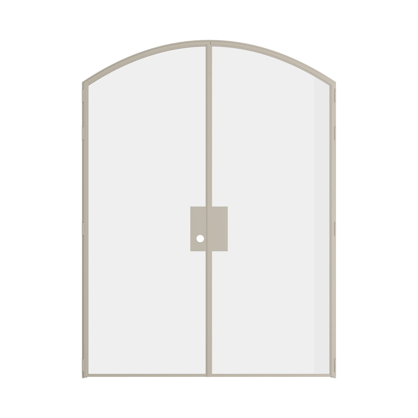 Pinkys Air Lite steel door, double, arch, closed