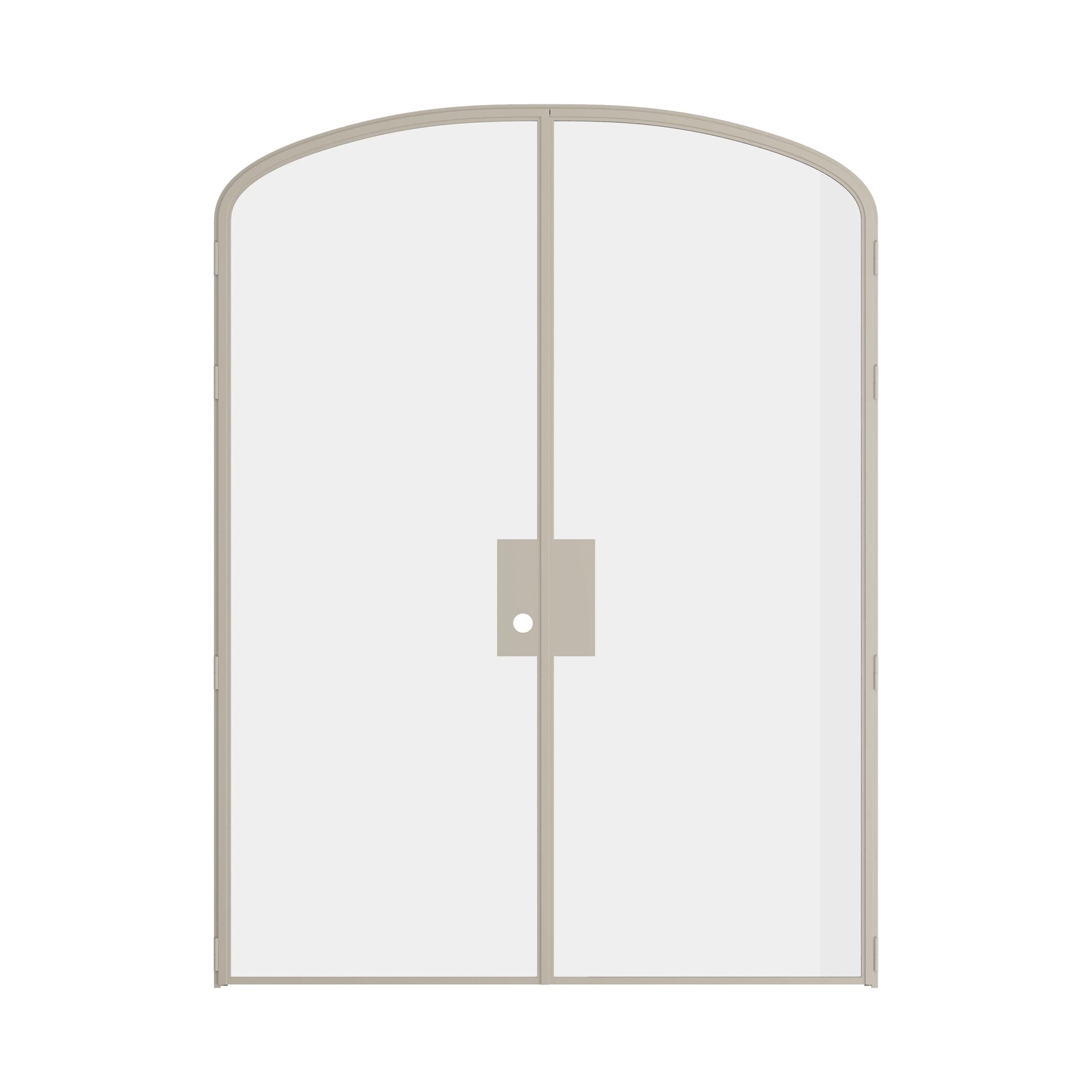 Pinkys Air Lite interior steel door, double, mini arch, closed