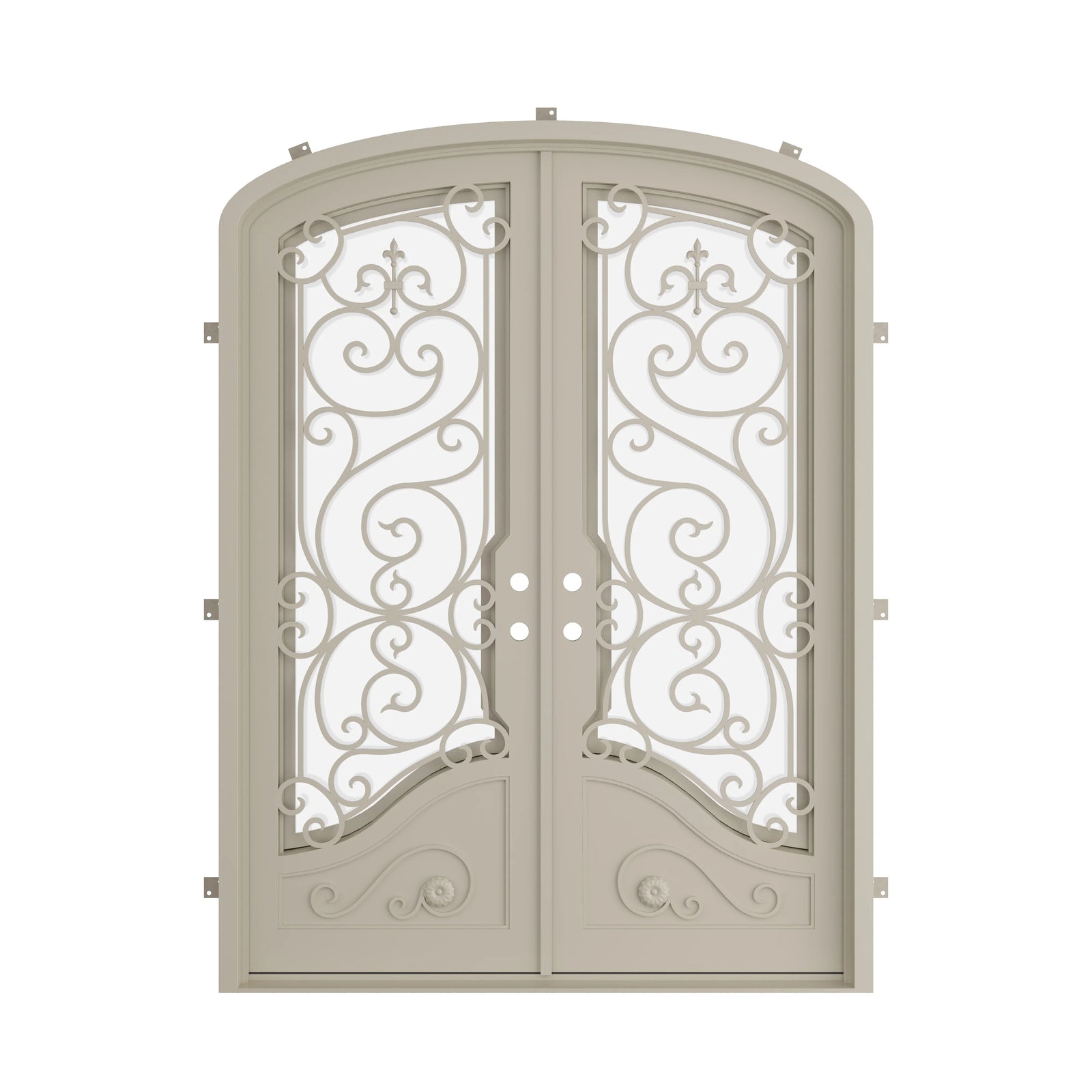 Pinkys Beverly steel door, double, mini arch, closed