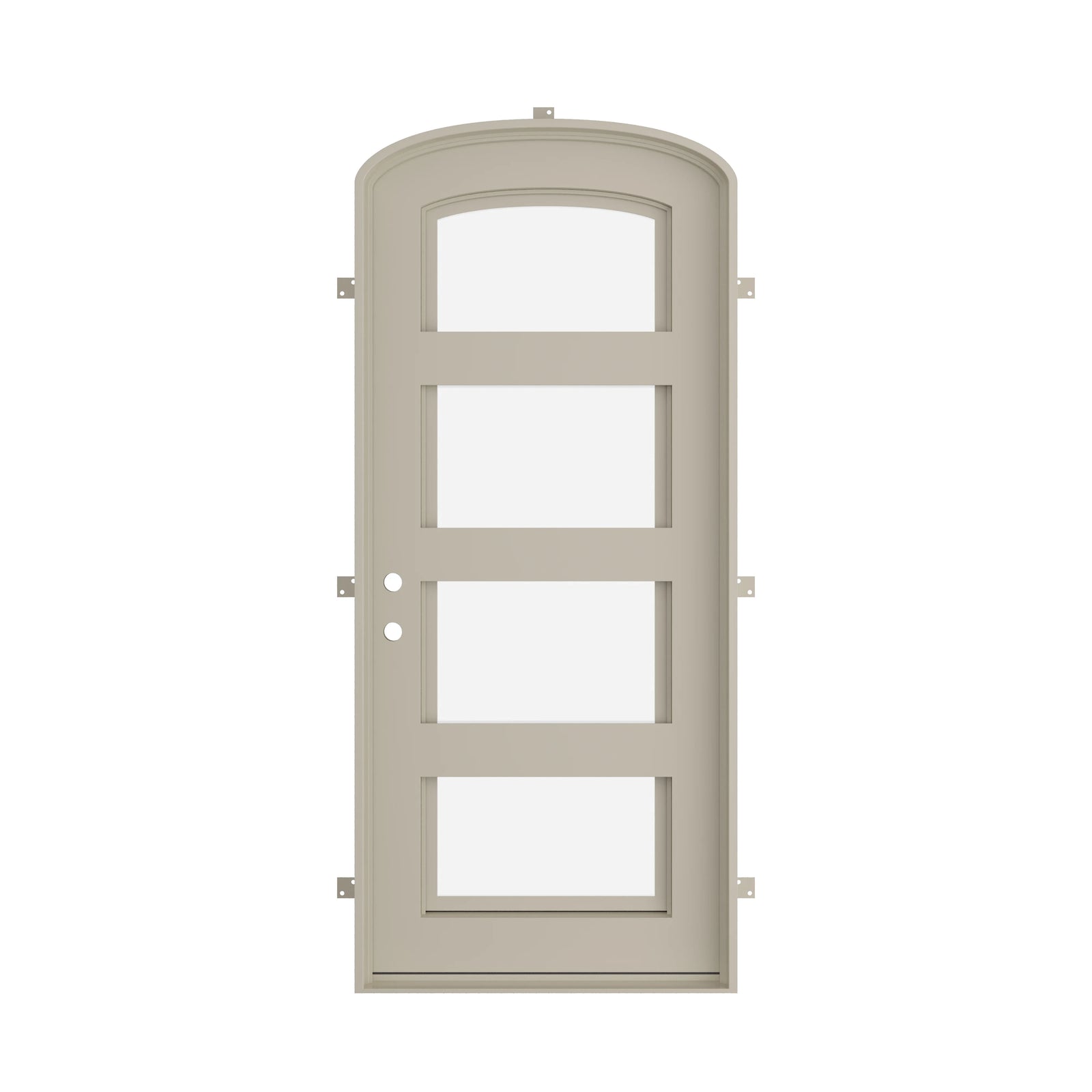 Pinkys Knox steel door, single, mini arch, closed