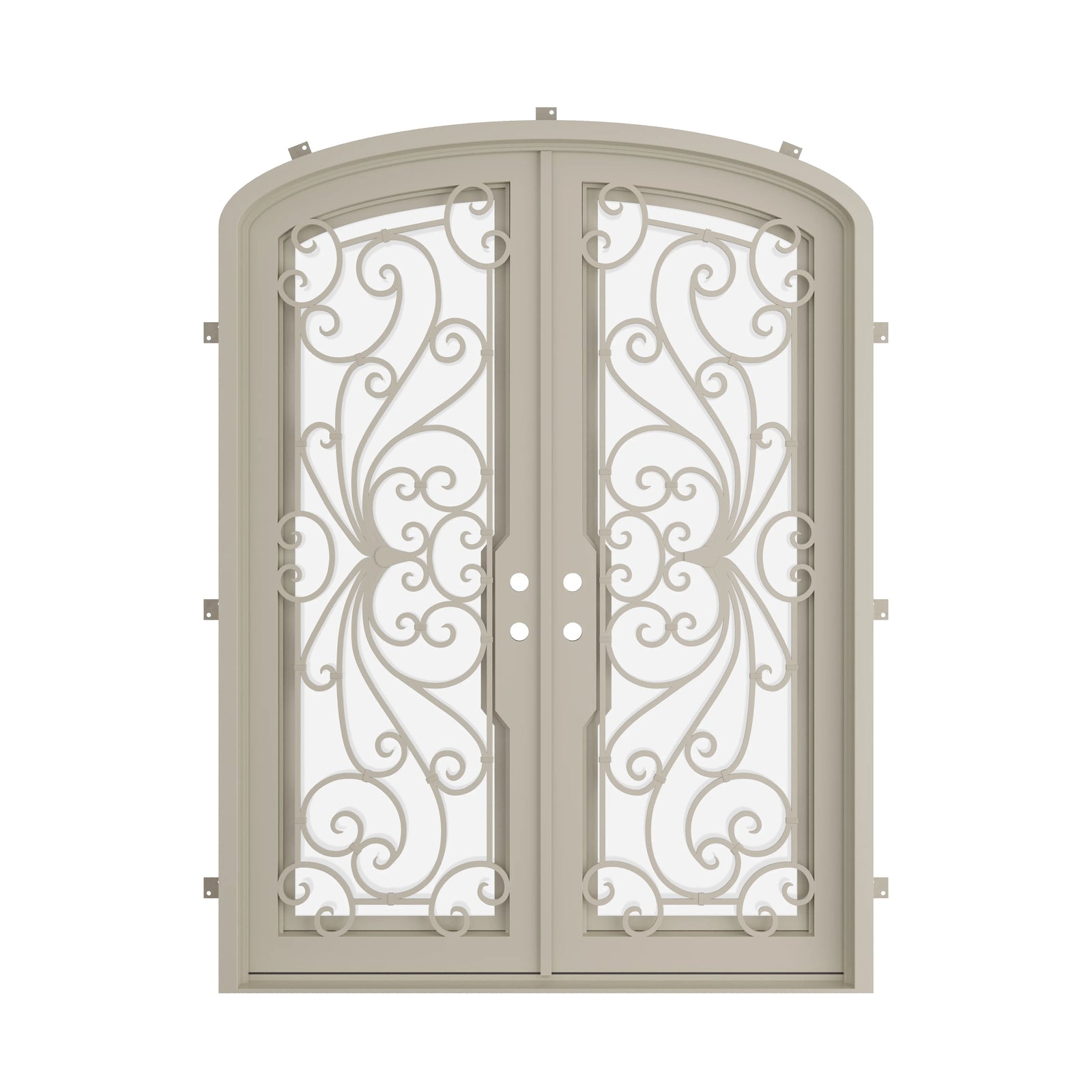 Pinkys Miracle steel door, double, mini arch, closed