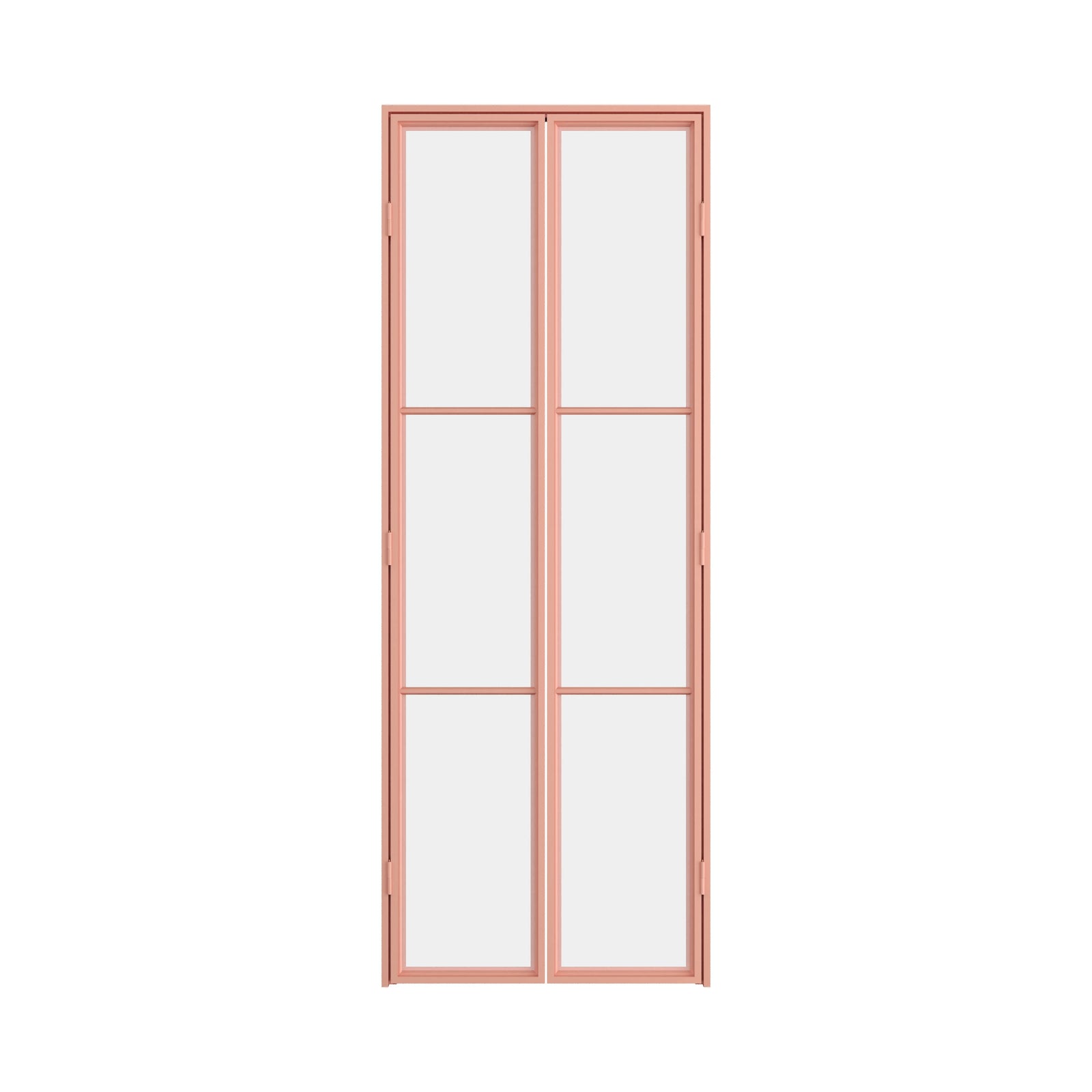 Pinkys Air 4 steel door, double, flat, closed