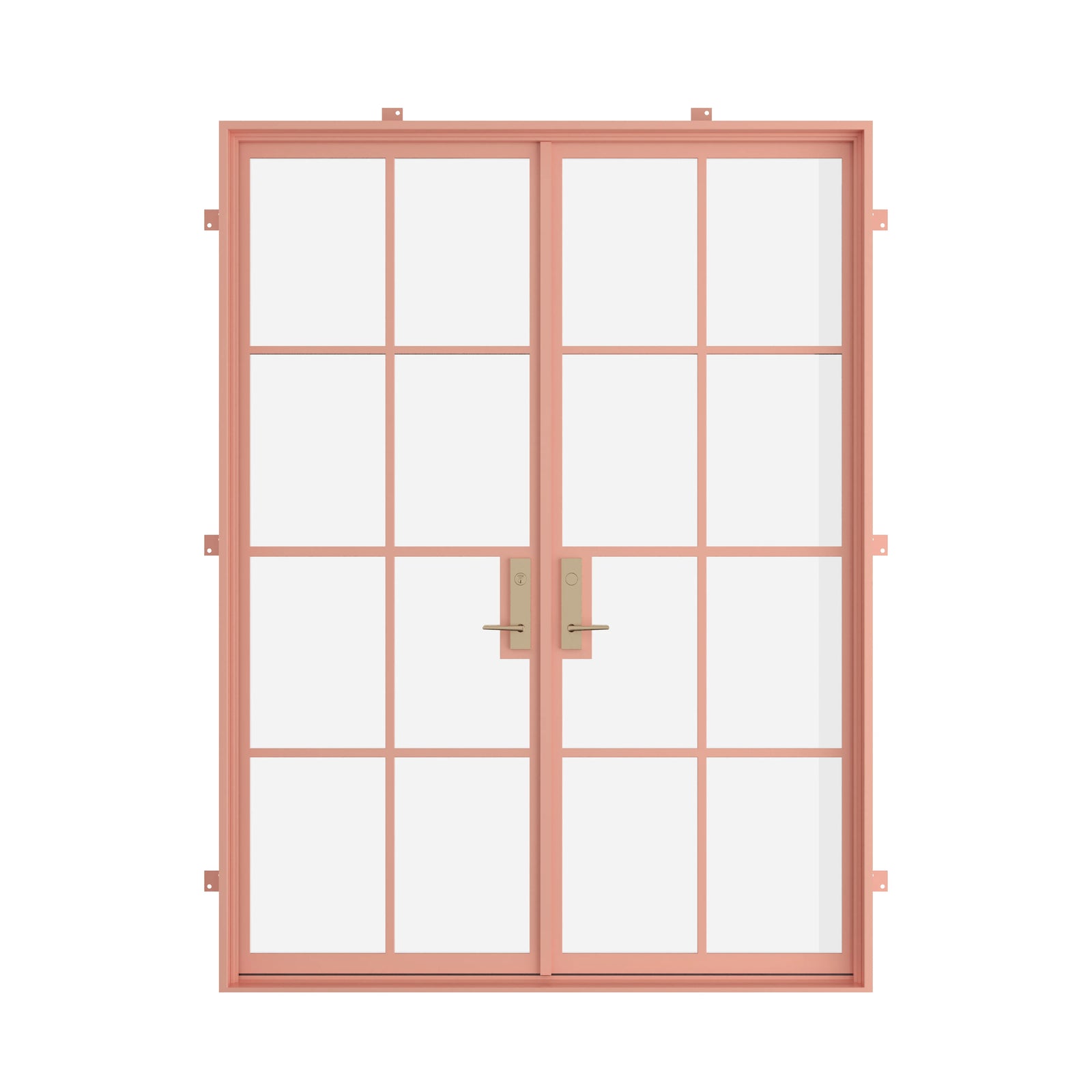 Pinkys Air 5 steel door, double, flat, closed