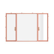 Air Lite with Thermal Break - Dual Single with Middle Fixed Panel Flat | Customize