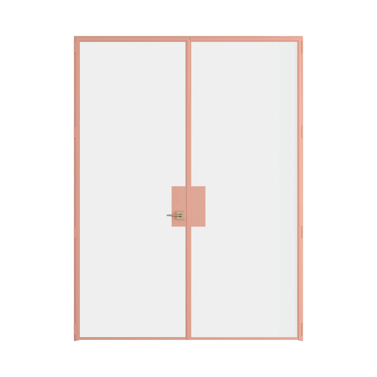 Pinkys Air Lite steel door, double, flat, closed