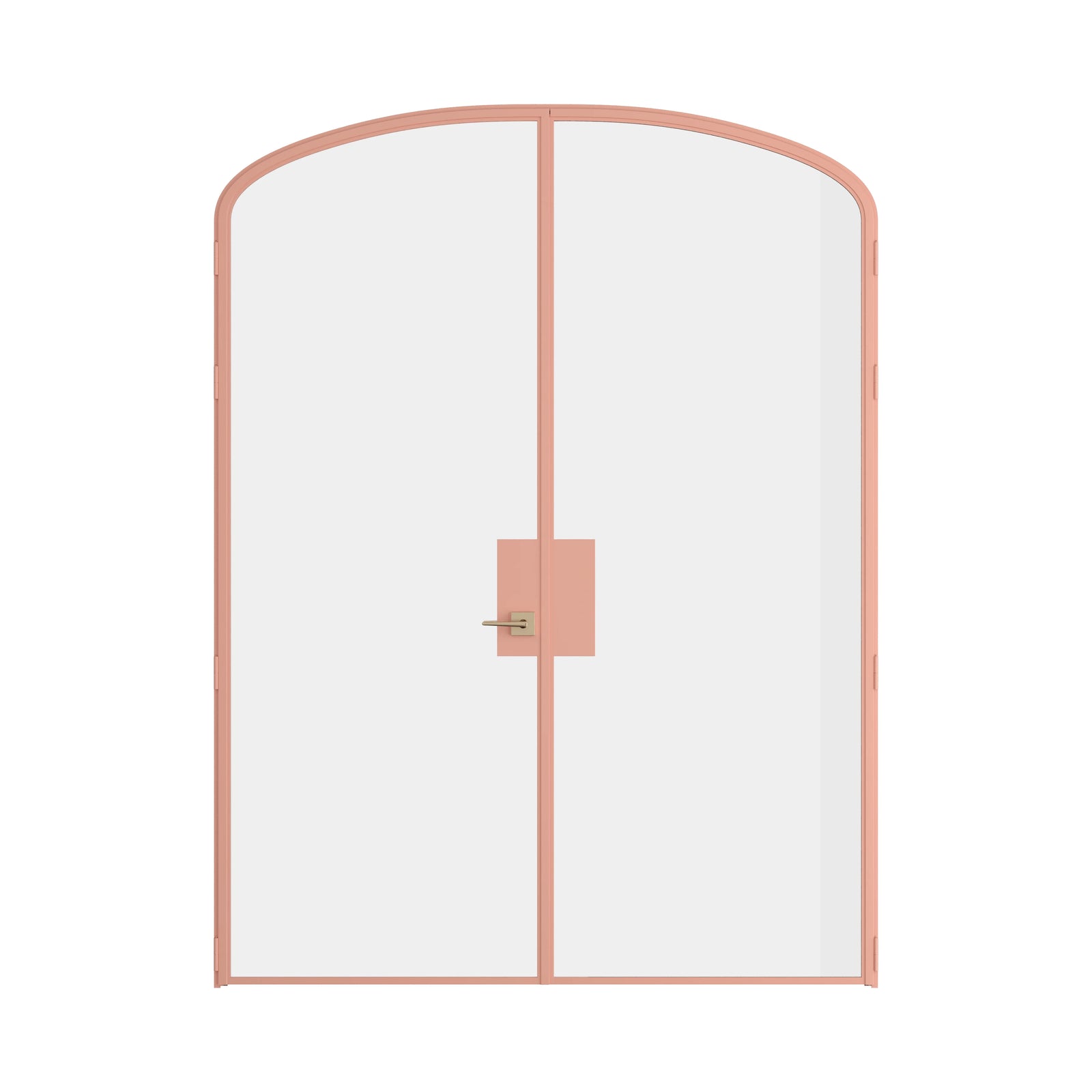Pinkys Air Lite steel door, double, arch, closed