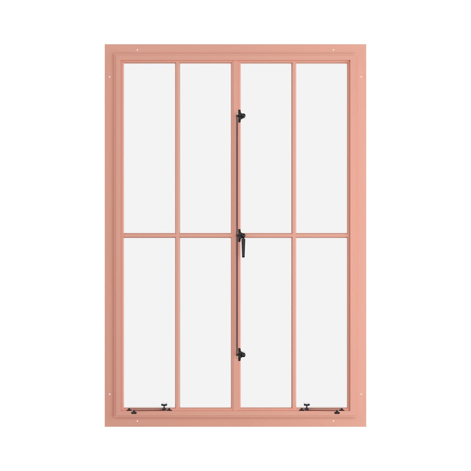 Pinkys Air Window, double, casement, portrait, closed