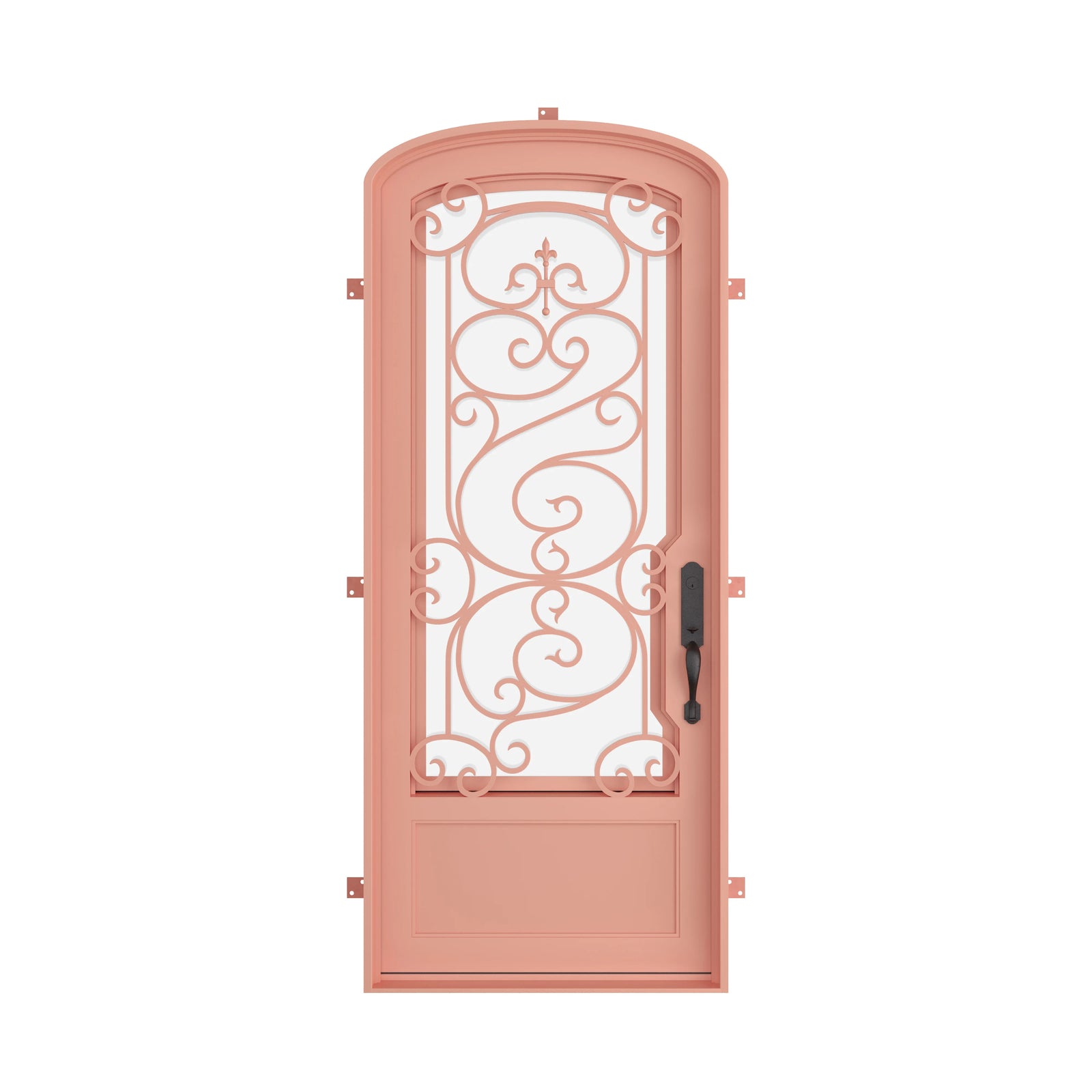 Pinkys Beverly steel door, single, mini arch, closed