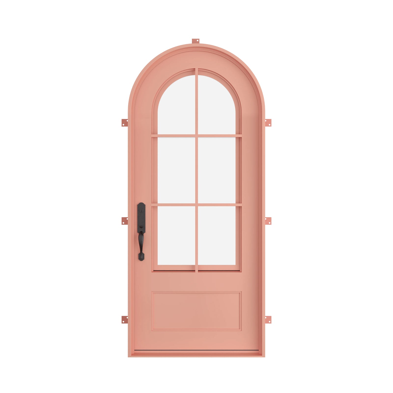 Pinkys Bristol steel door, single, full arch, closed