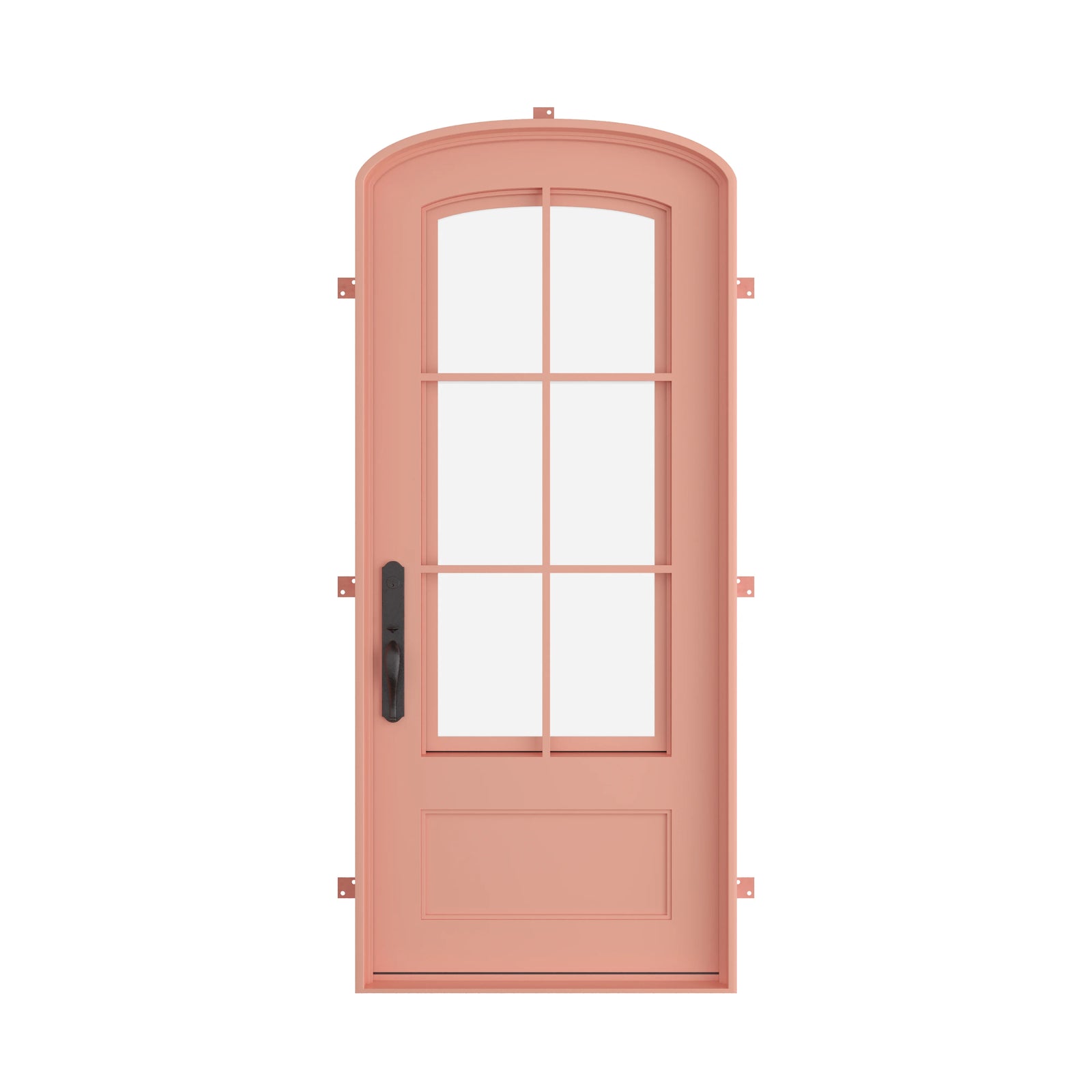 Pinkys Bristol steel door, single, mini arch, closed